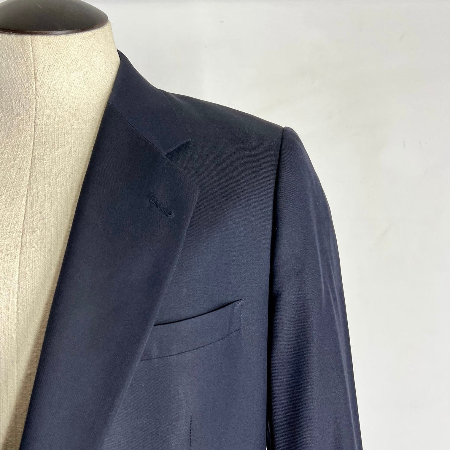 Holland & Sherry Holland Sherry Men Wool Cashmere Blue Blazer Jacket Size 41 Size US M / EU 48-50 / 2 - 6 Thumbnail