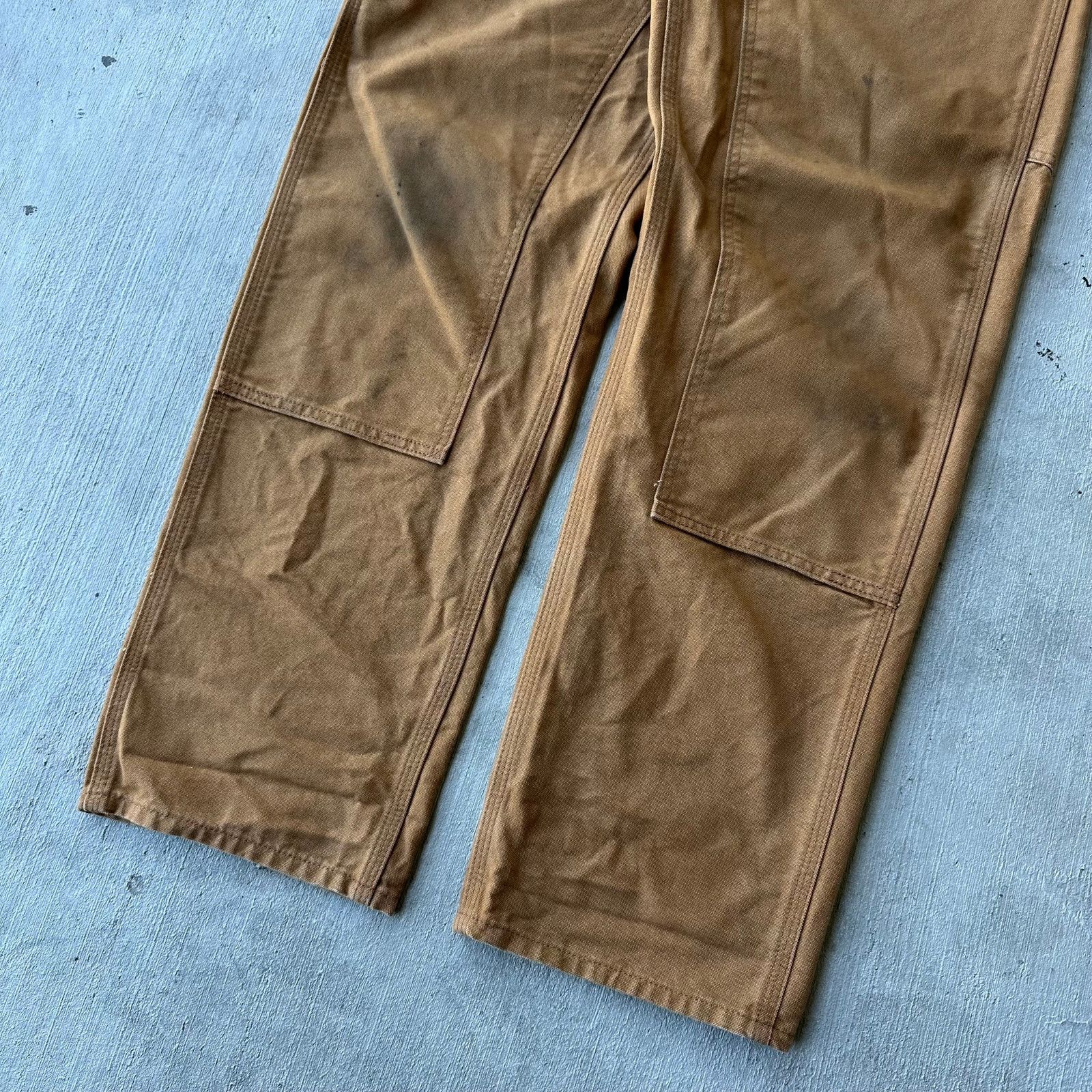 Carhartt × Vintage Carhartt brown double knee work wear carpenter pants Size US 34 / EU 50 - 3 Thumbnail