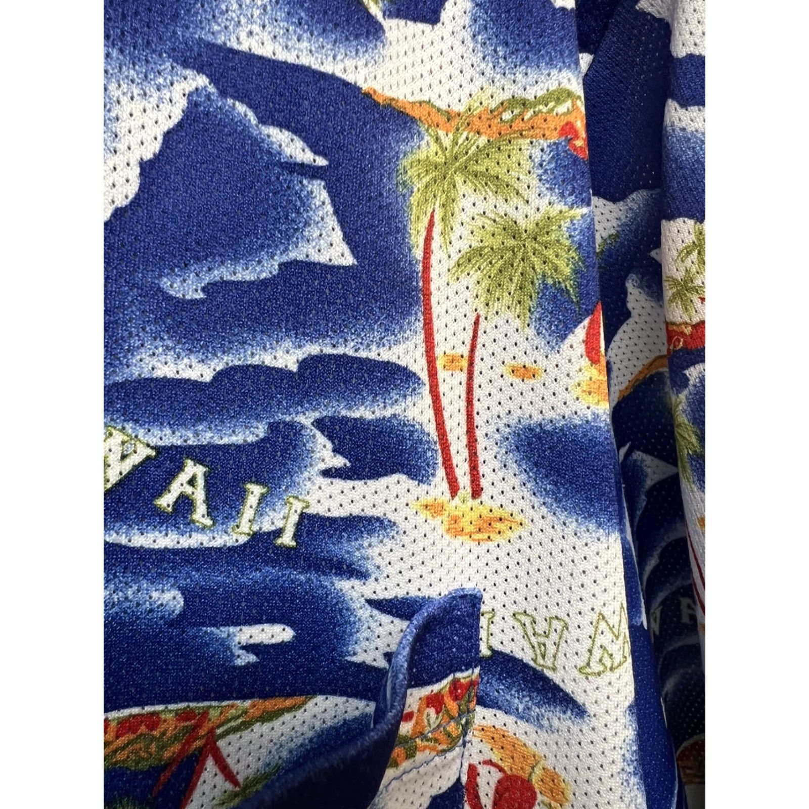 Vintage Vector Motorcycle Shirt Mens Large Button-Front Floral Short Sleeve Hawaiian Shirt Size US L / EU 52-54 / 3 - 4 Thumbnail
