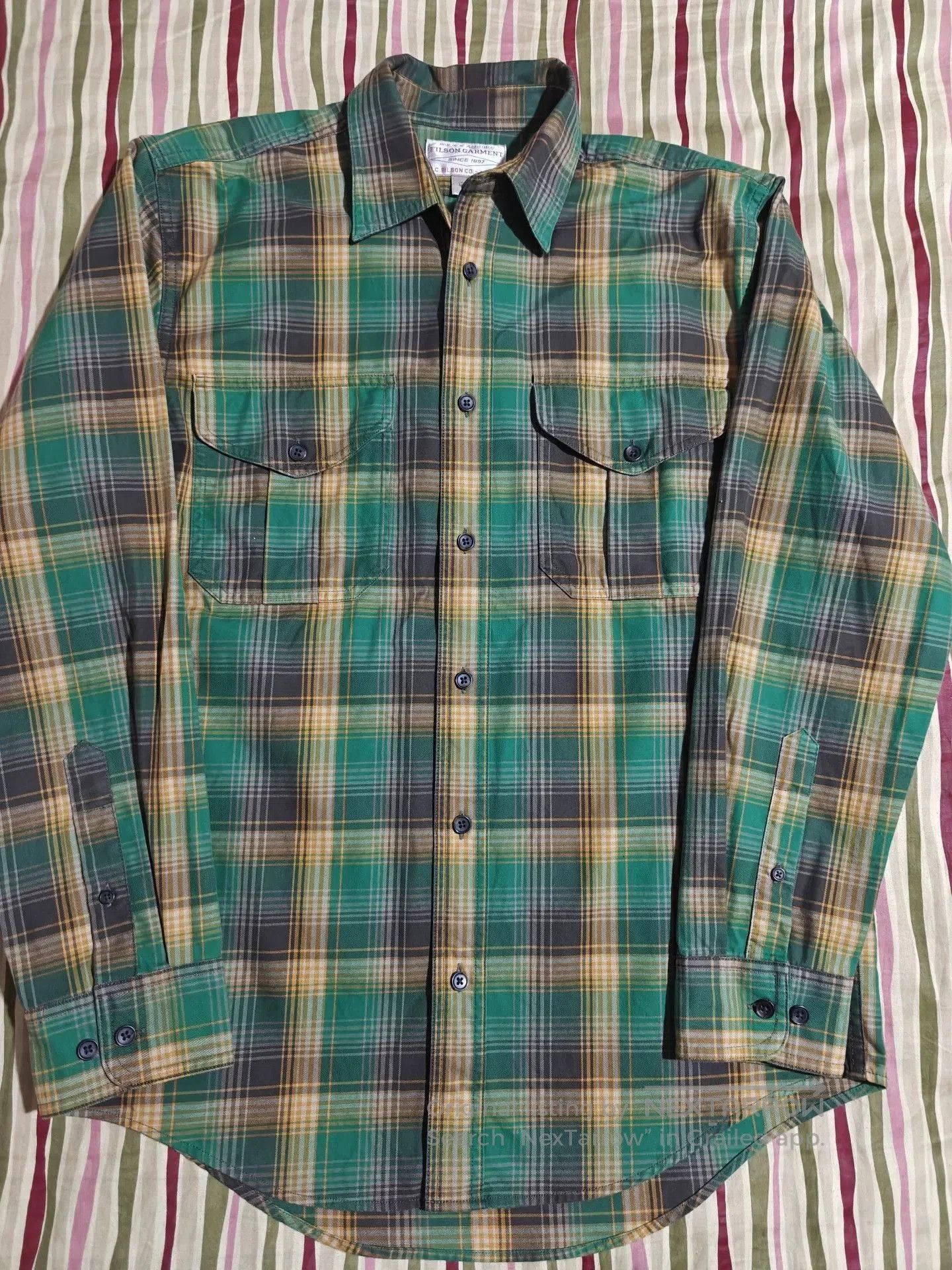 Filson Filson Lightweight Alaska Guide Cotton Work Shirt. Size US S / EU 44-46 / 1 - 3 Thumbnail