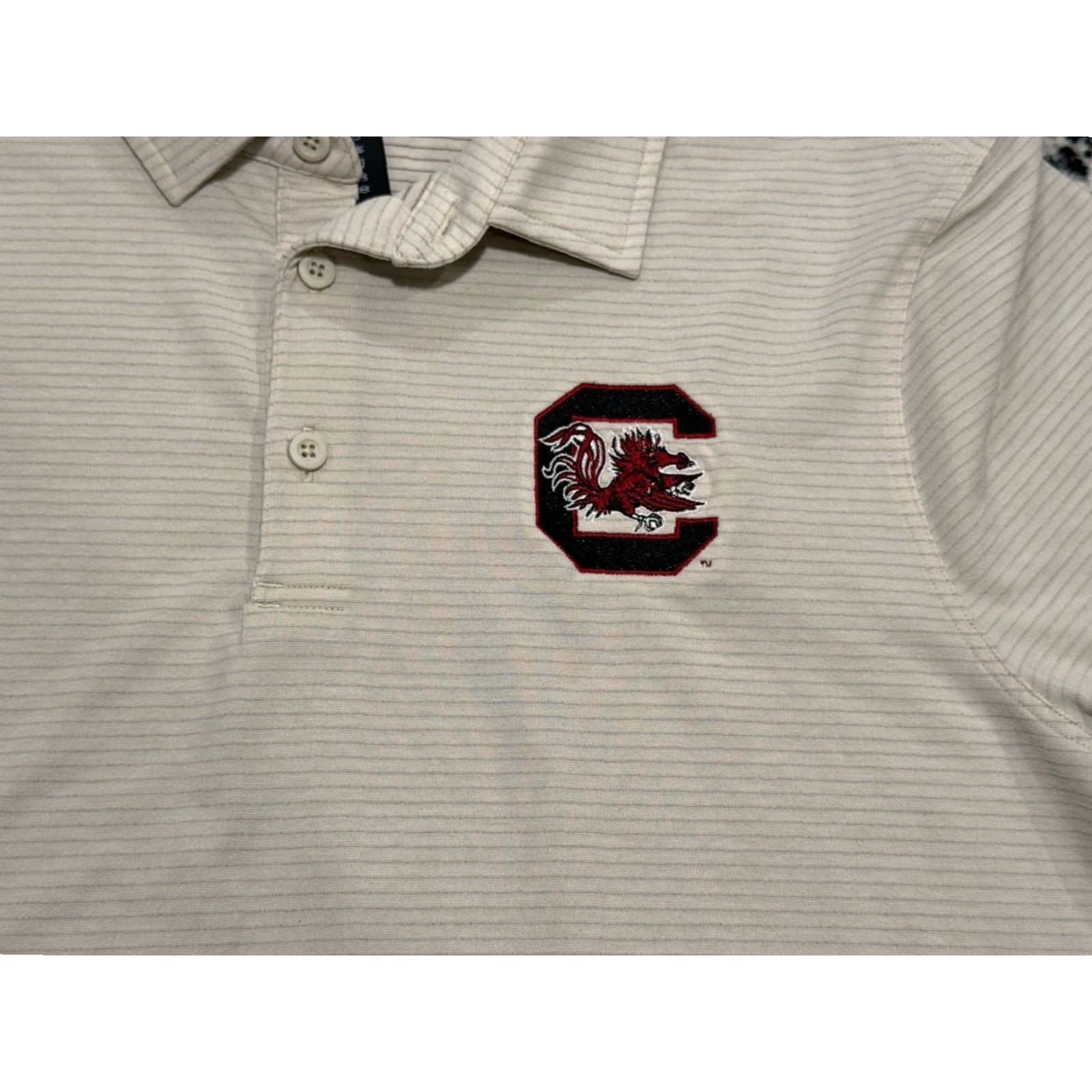 Lululemon Lululemon Evolution Polo Short Sleeve LM3CY6S Striped Multicolor USC Gamecocks Mens L Size US L / EU 52-54 / 3 - 6 Thumbnail