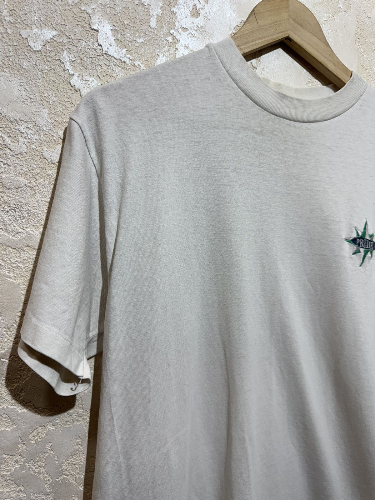 Vintage Vintage 90s Don't Panic Distressed Single Stitch T Shirt Size US M / EU 48-50 / 2 - 3 Thumbnail