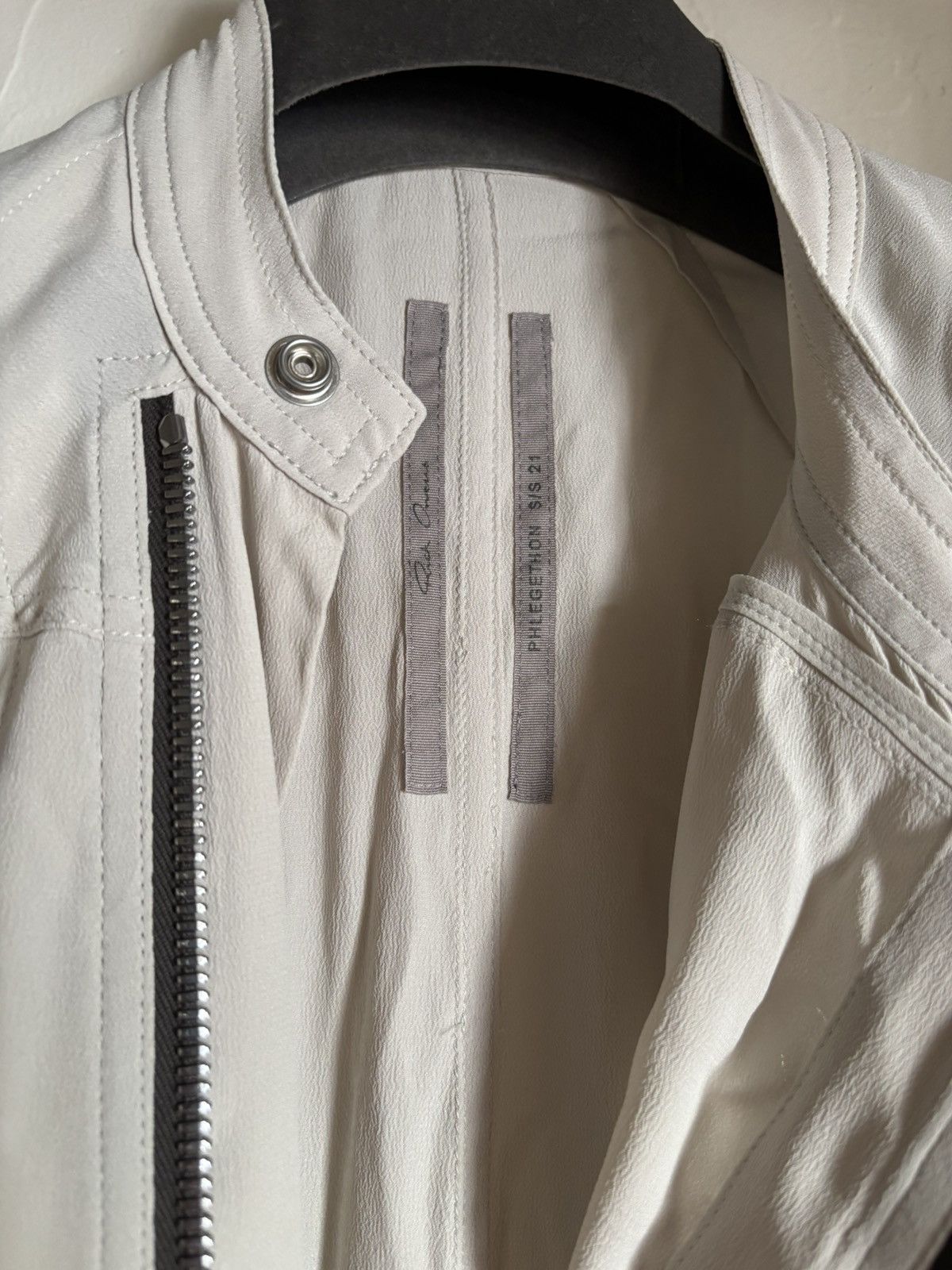Rick Owens ss21 phlegethon silk blend gary flight suit Size 27" / US 4 / IT 40 - 5 Thumbnail