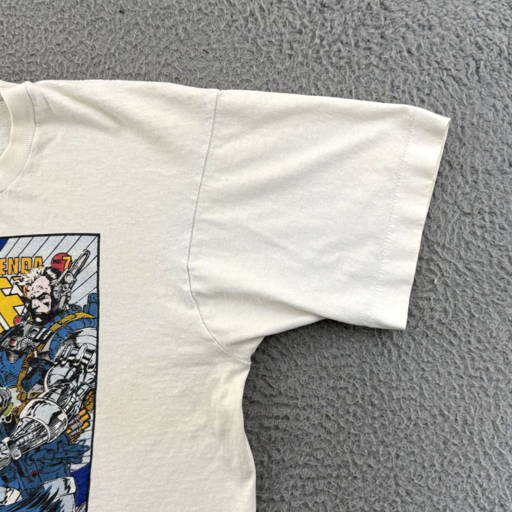 Vintage VINTAGE Marvel X-Men Shirt Large White Uncanny Xtinction Agenda Comics 90s Mens Size US L / EU 52-54 / 3 - 6 Thumbnail