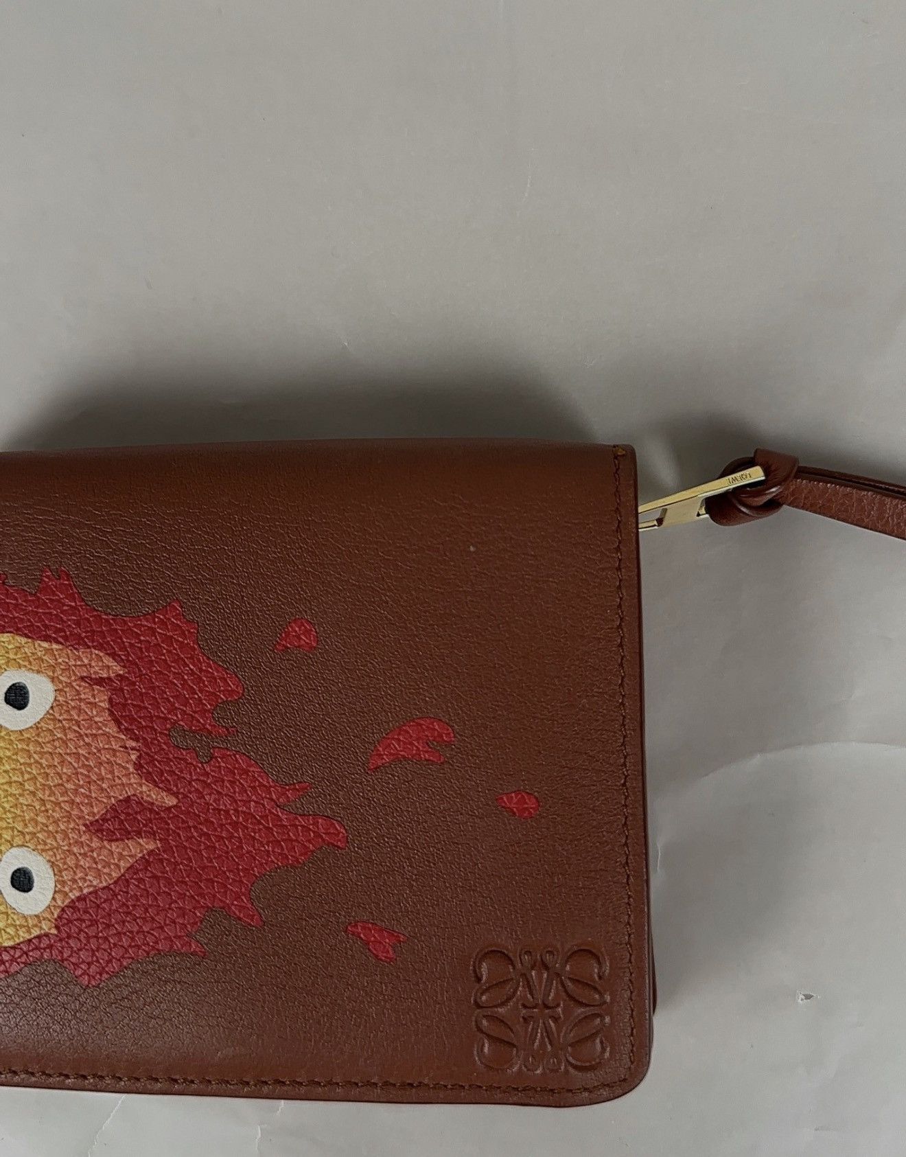Loewe X Studio Ghibli Ponyo Calcifer Calf Leather Wallet Size ONE SIZE - 6 Thumbnail