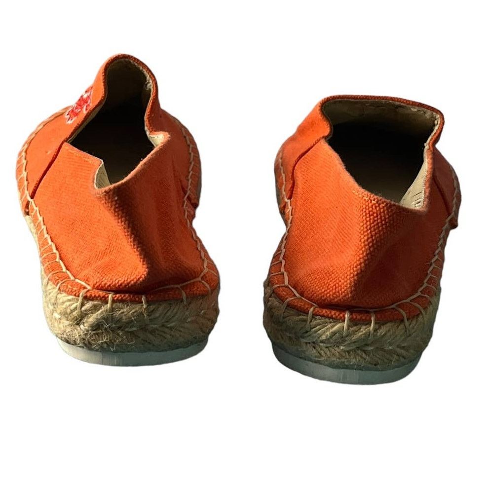 Kenzo Kenzo Tiger-Embroidered Orange Espadrille 35 (US SIZE 4) Size US 4 / IT 34 - 5 Thumbnail