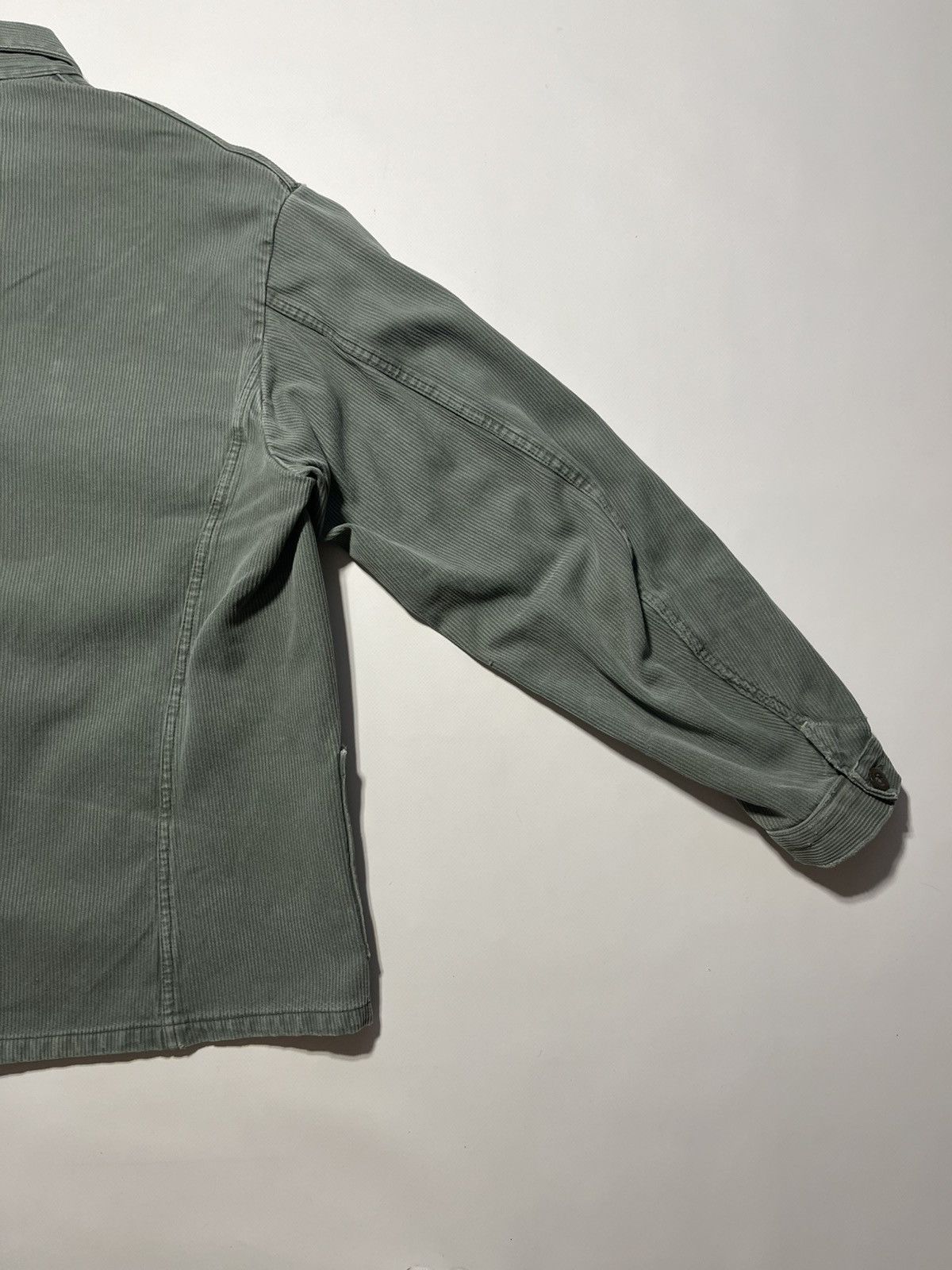 Vintage Vintage 80’s French Workwear Chore Jacket Distressed Grunge Size US L / EU 52-54 / 3 - 14 Thumbnail