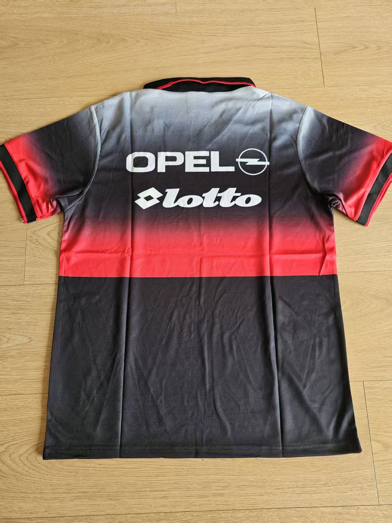 Lotto Sport 1995 1996 AC Milan Jersey Black Size US XXL / EU 58 / 5 - 2 Thumbnail