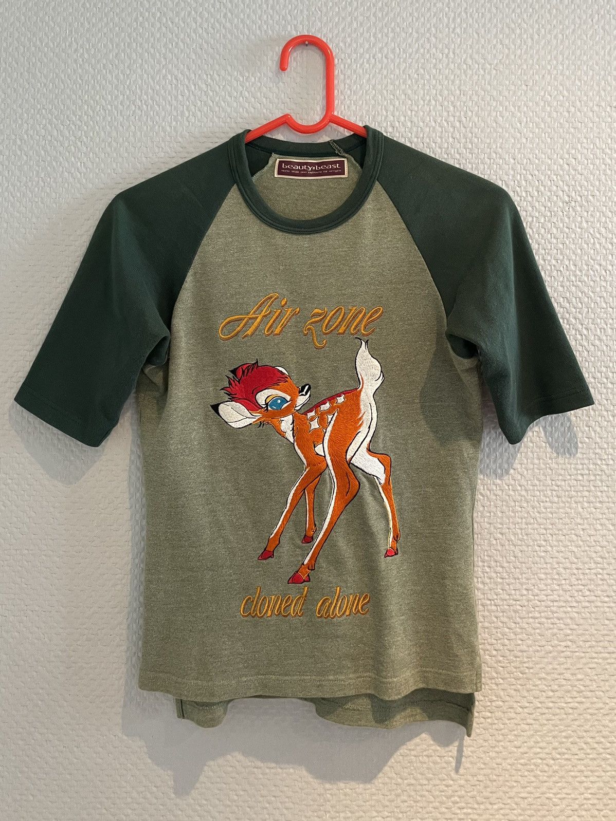Beauty:Beast AW98 'Dark Knight' Raglan Bambi Tee Shirt