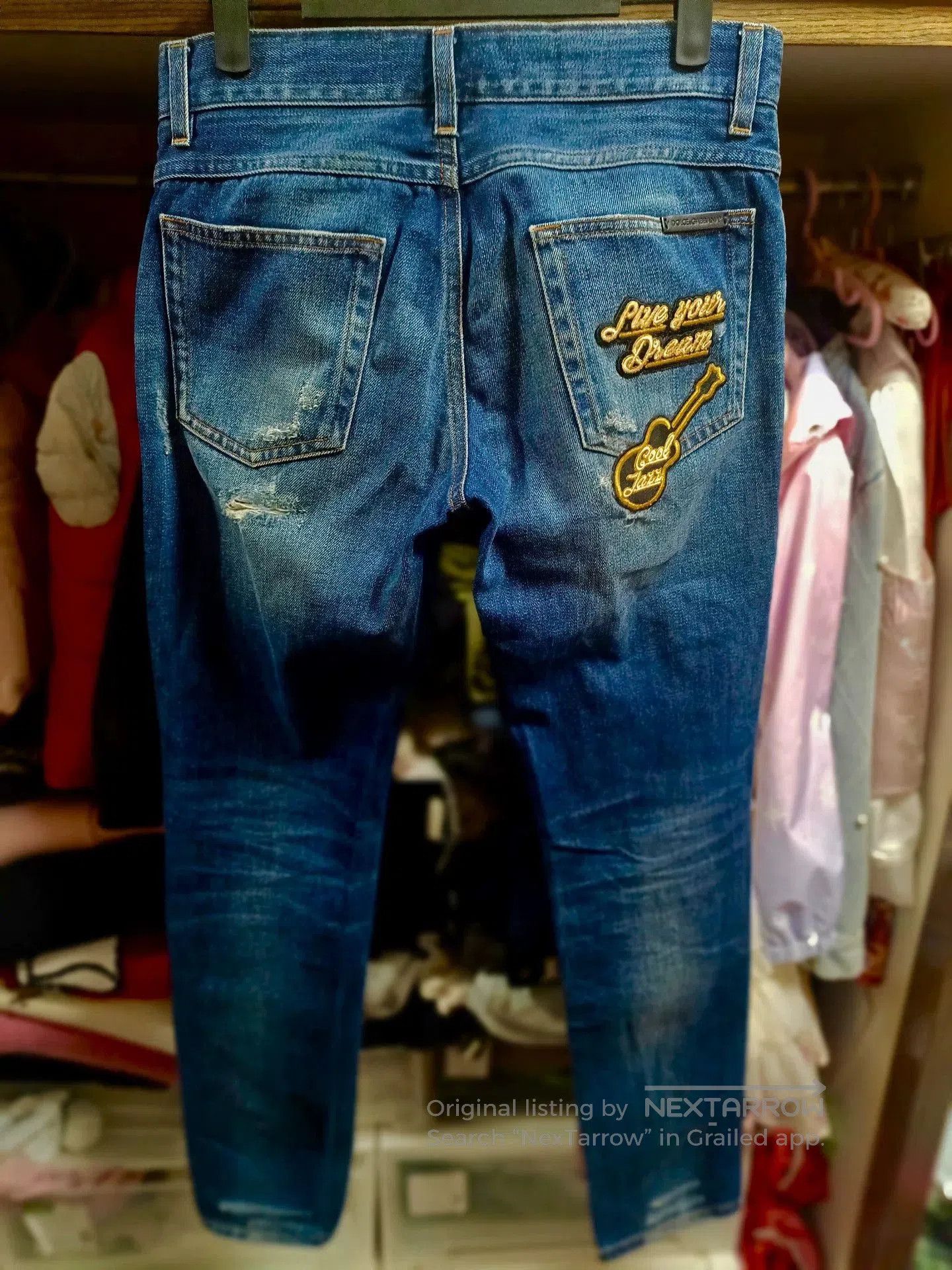 Dolce & Gabbana Dolce & Gabbana DG Runway Embroidered Jeans 44. Size US 28 / EU 44 - 2 Thumbnail