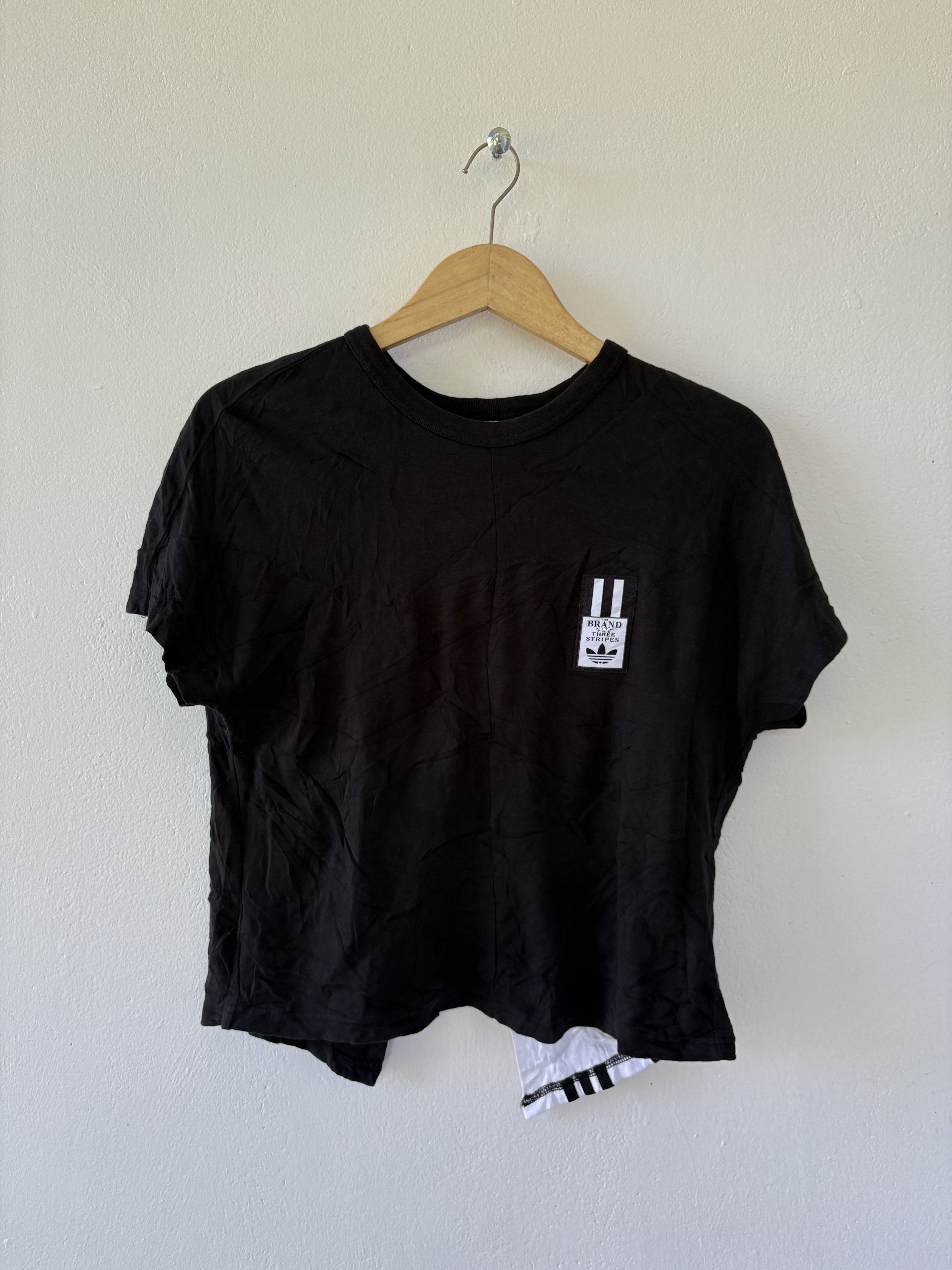 Adidas Adidas SSADIBREAK reconstruction asymetris tshirt Size S / US 4 / IT 40 - 2 Thumbnail