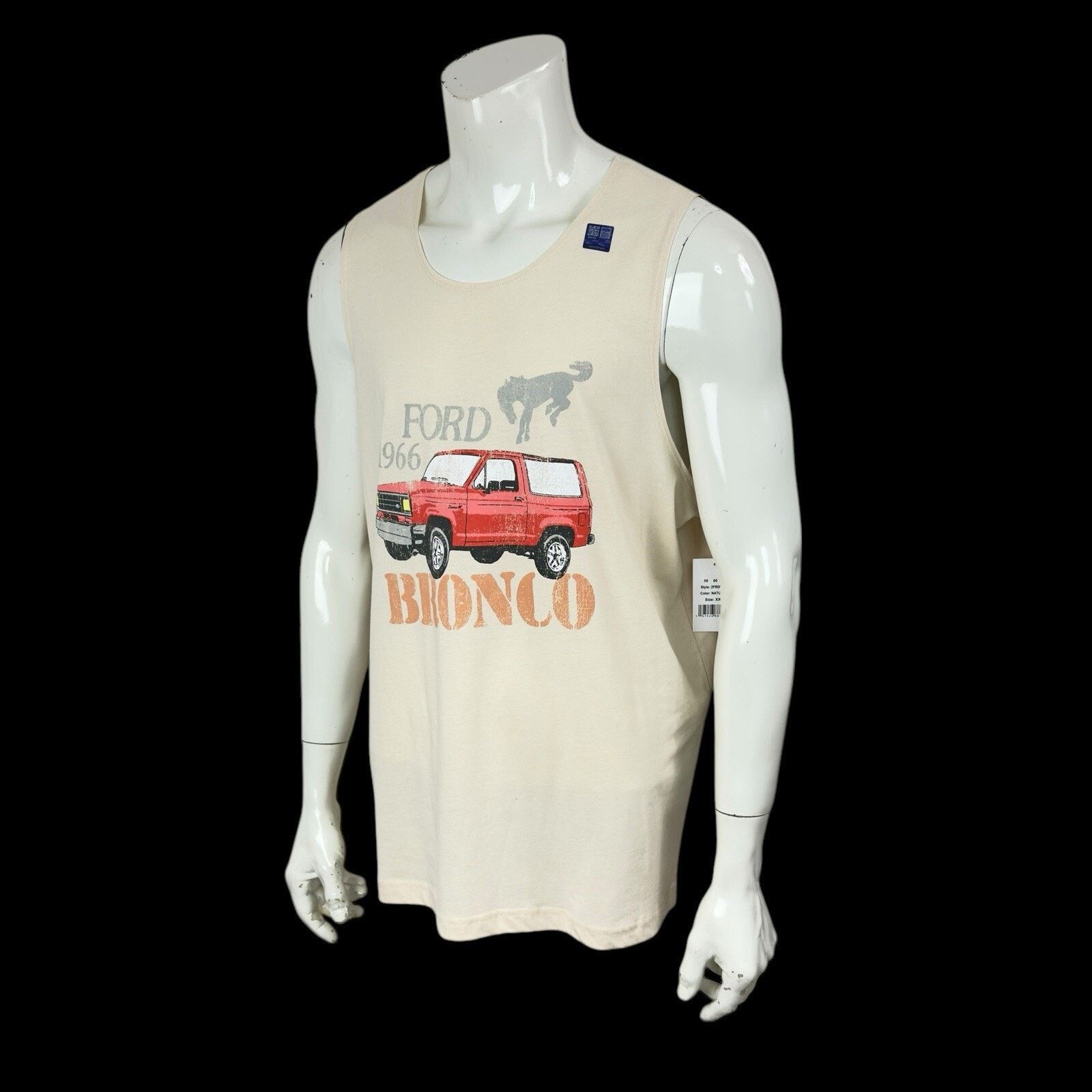 Other Hybrid Apparel Men's XXL Ford 1966 Bronco Tank Top cotton Size US XXL / EU 58 / 5 - 1 Thumbnail