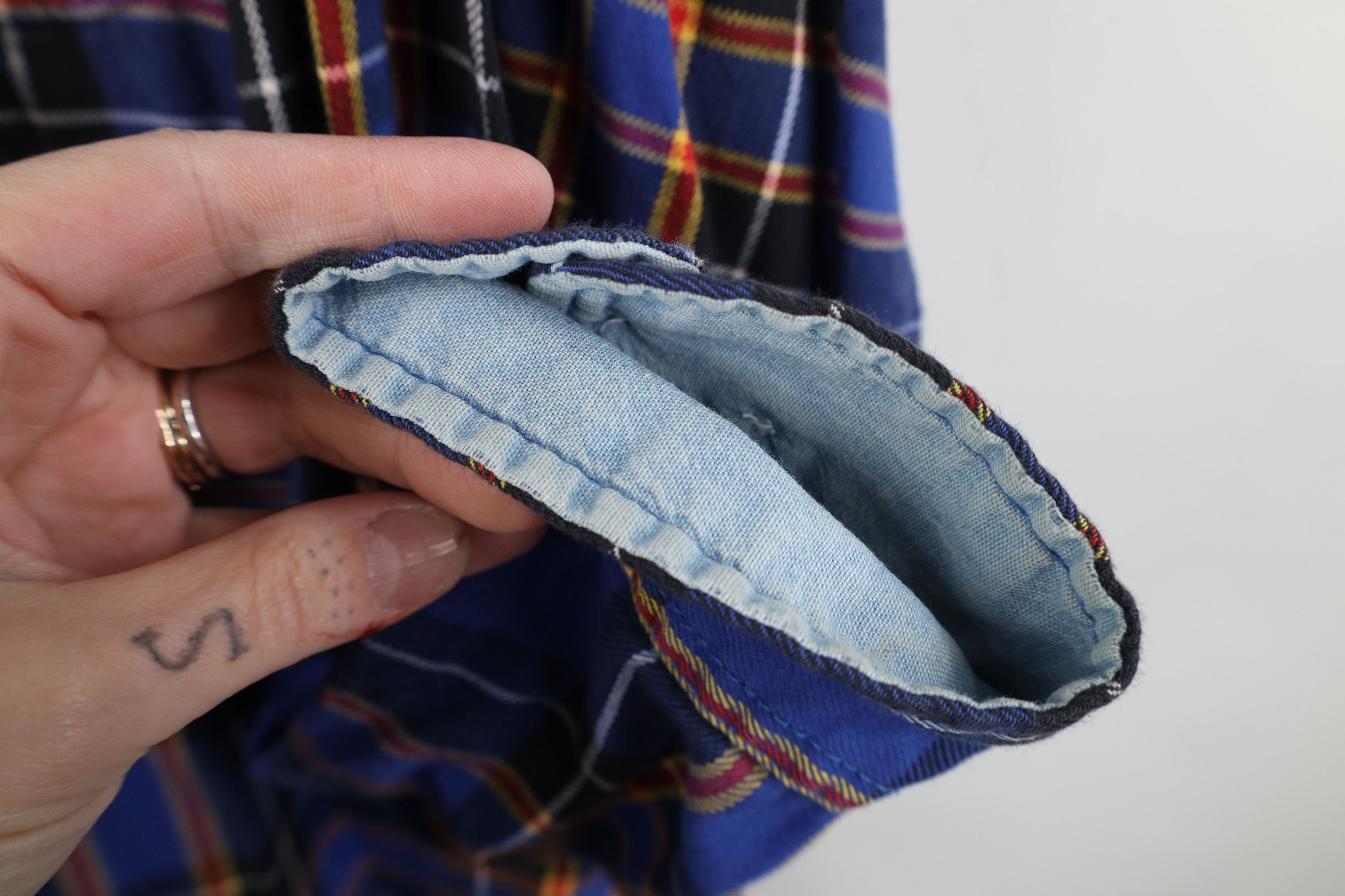 Tommy Hilfiger Vintage 90s Tommy Hilfiger Flannel Collared Button Shirt Size US L / EU 52-54 / 3 - 9 Thumbnail