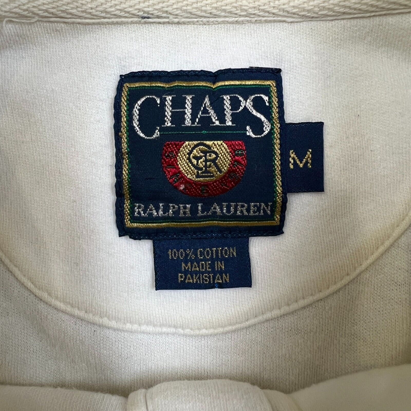 Chaps Ralph Lauren × Polo Ralph Lauren × Vintage 90s Chaps Ralph Lauren Polo Shirt Medium Crest Short Sleeve Size US M / EU 48-50 / 2 - 8 Thumbnail