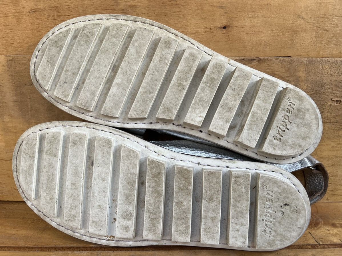 Trippen Trippen Fez F Women's Silver Flat Shoes Size EU 41 / US 9 Size US 11 / IT 41 - 13 Thumbnail