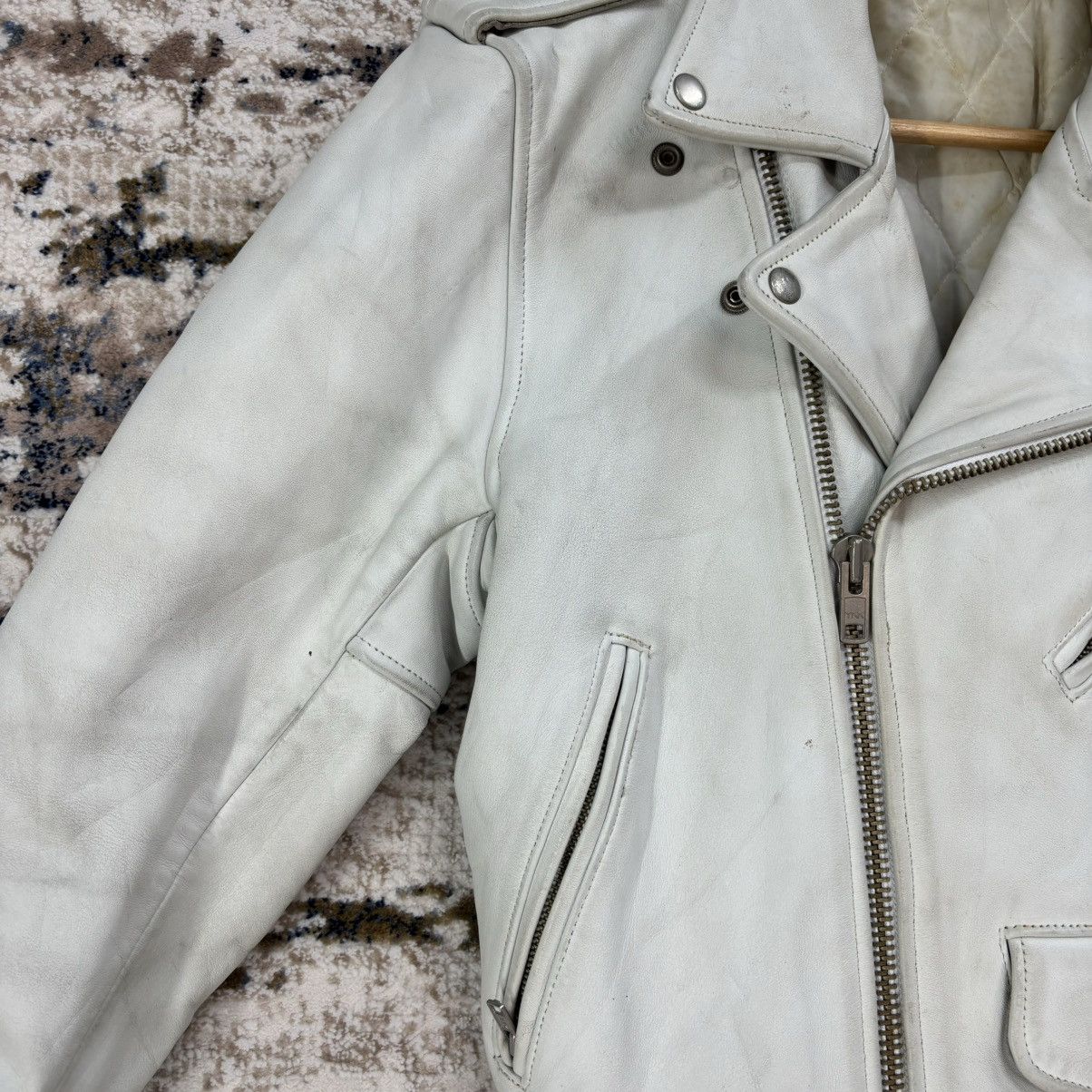 Genuine Leather 🔥Vintage FREEDOM Bikers Leather Jacket Size US S / EU 44-46 / 1 - 10 Thumbnail