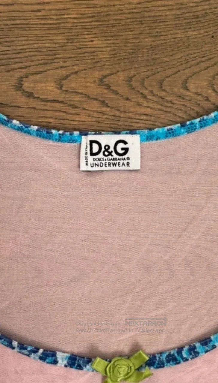 Dolce & Gabbana Dolce & Gabbana Kiss Me Mesh Top. Size XS / US 0-2 / IT 36-38 - 2 Thumbnail