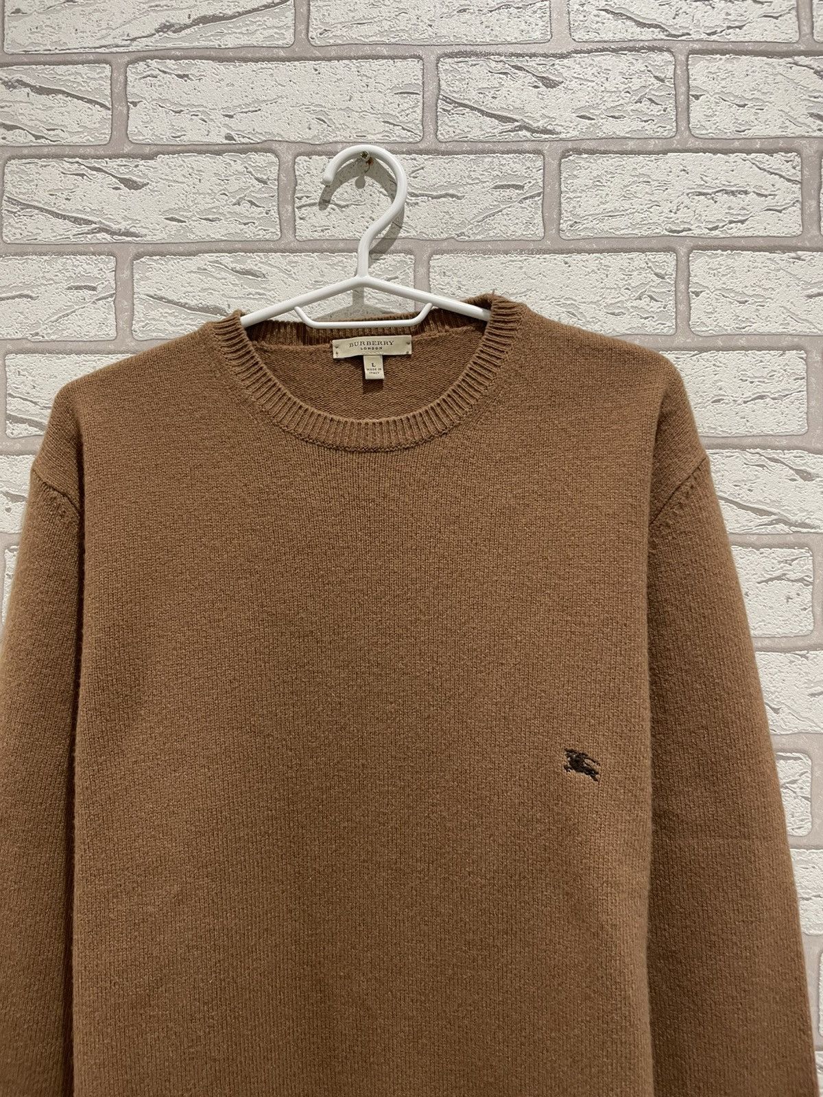 Burberry Burberry Wool Sweater Size US L / EU 52-54 / 3 - 3 Thumbnail