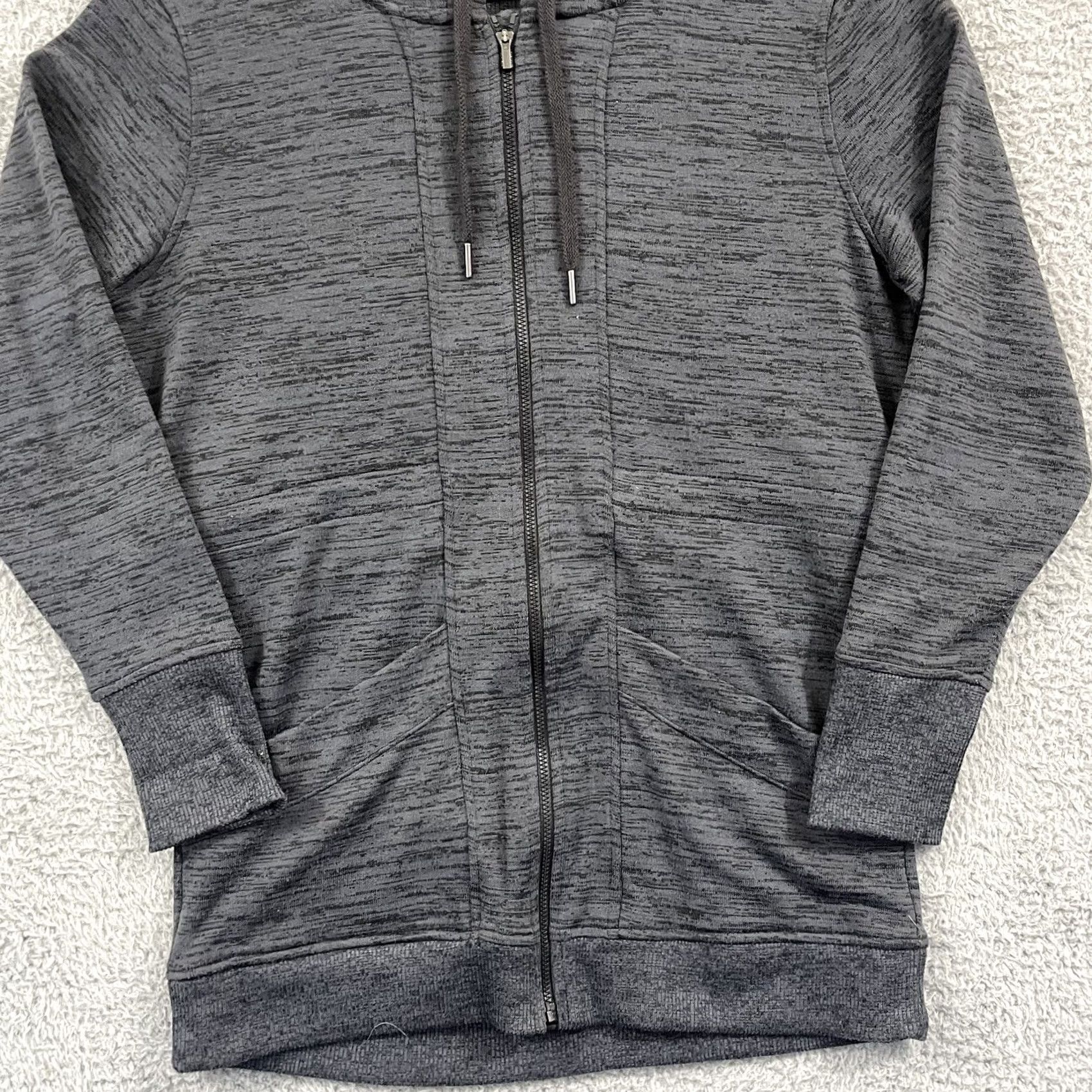 Athleta Athleta Jacket Women's S Gray Full Zip Hoodie Pockets Sweatshirt Casual Active Size S / US 4 / IT 40 - 2 Thumbnail