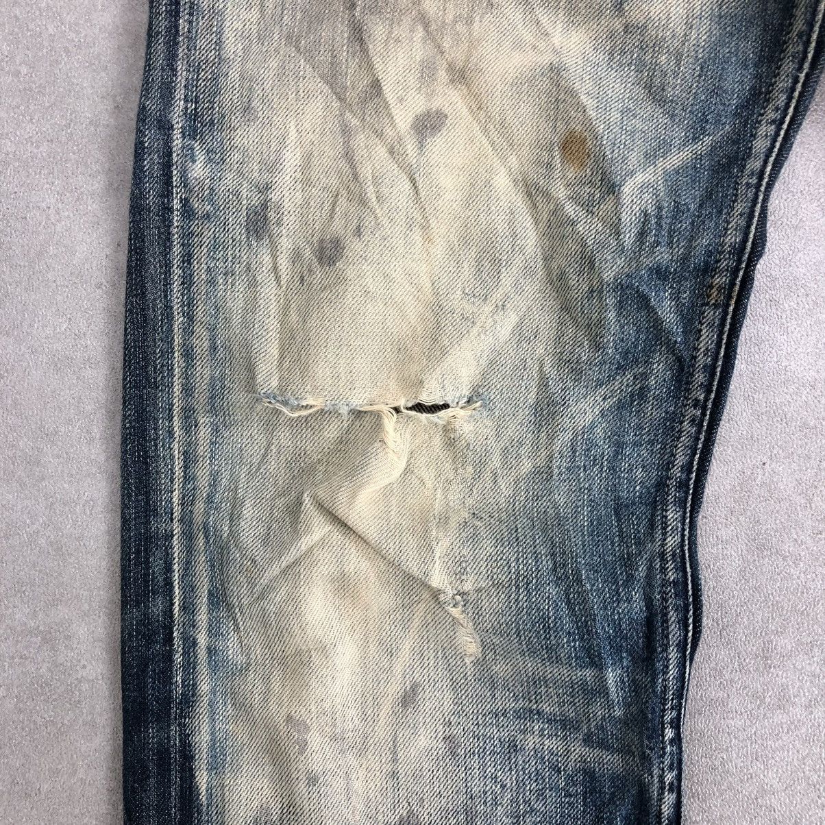 Diesel × If Six Was Nine × Le Grande Bleu (L.G.B.) 🇮🇹 2000s Diesel Industry Koolter Distressed Faded Jeans Size US 29 - 6 Thumbnail