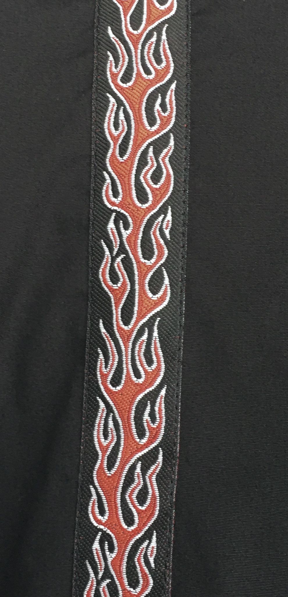 Other Black Shirt With Flame Pattern 50's Style Size US L / EU 52-54 / 3 - 6 Thumbnail