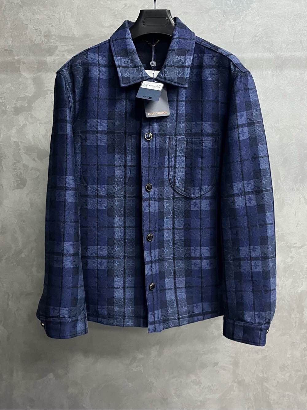 Louis Vuitton Louis Vuitton Monogram Plaid Denim Jacket XXL Size US XXL / EU 58 / 5 - 1 Thumbnail