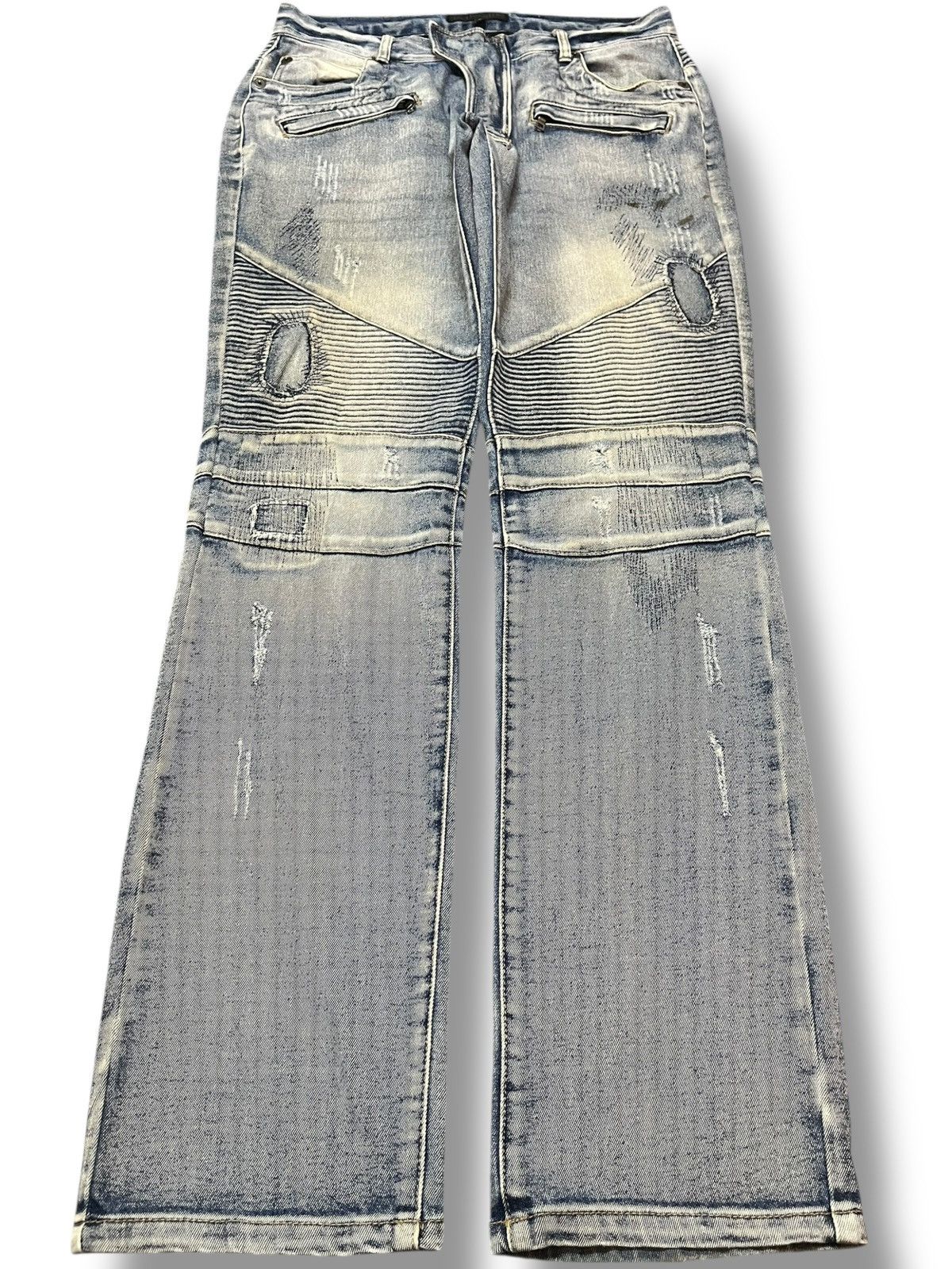 In The Attic Vintage In The Attic Biker Knee Pad Cargo Denim Size US 32 / EU 48 - 1 Thumbnail