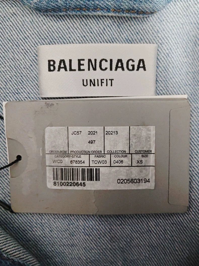 Balenciaga Balenciaga 22ss spray paint graffiti double B luminous den Size US XS / EU 42 / 0 - 4 Thumbnail