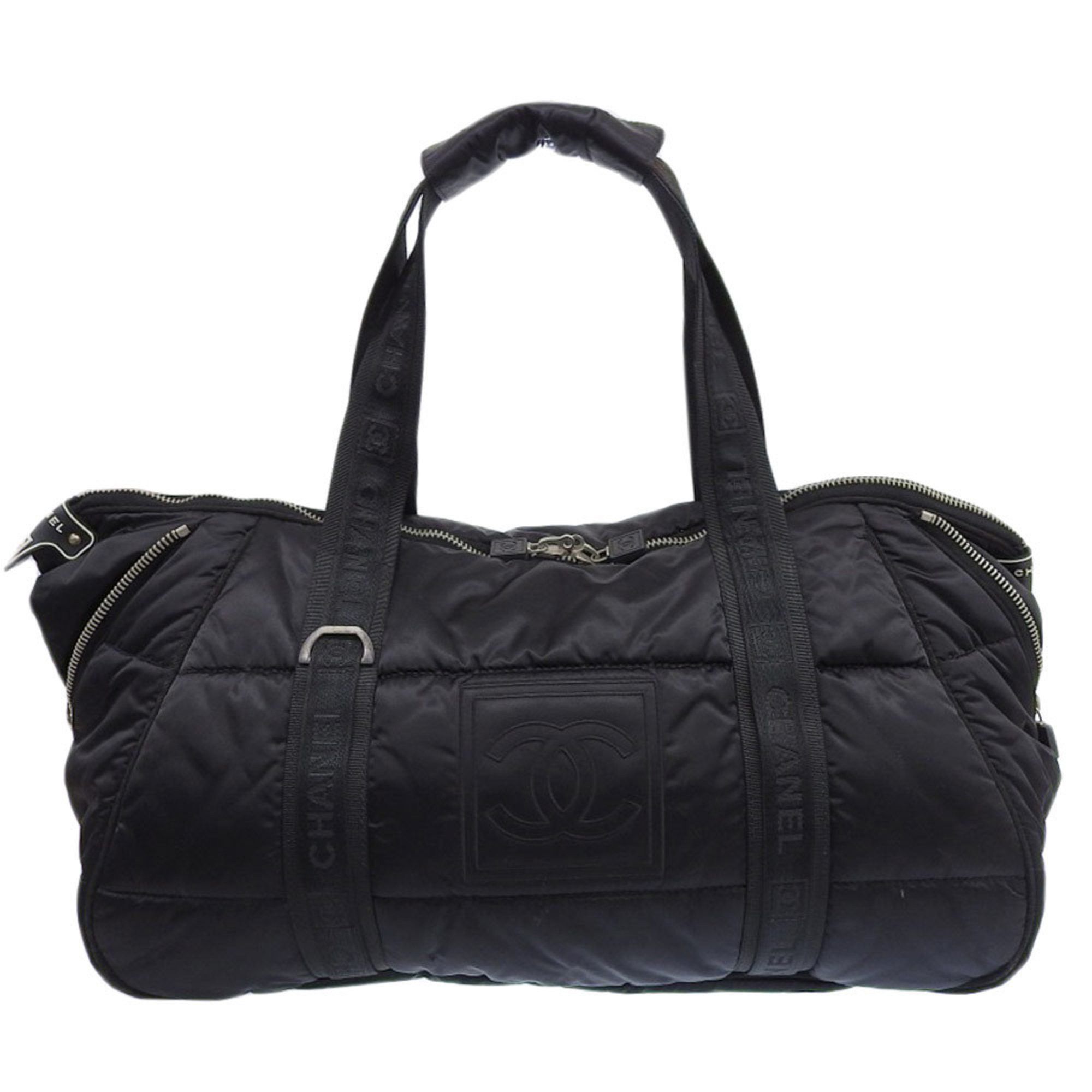 Chanel CHANEL Sports Line Seal 10th Series Boutique 2005.7.2 D.K Coco Mark Boston Bag Nylon Size ONE SIZE - 1 Thumbnail