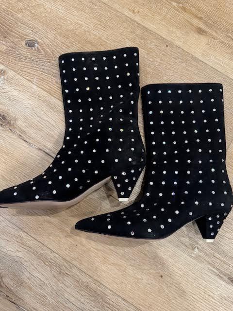 The Attico The Attico Black velvet and Crystal boots Size US 7 / IT 37 - 10 Thumbnail