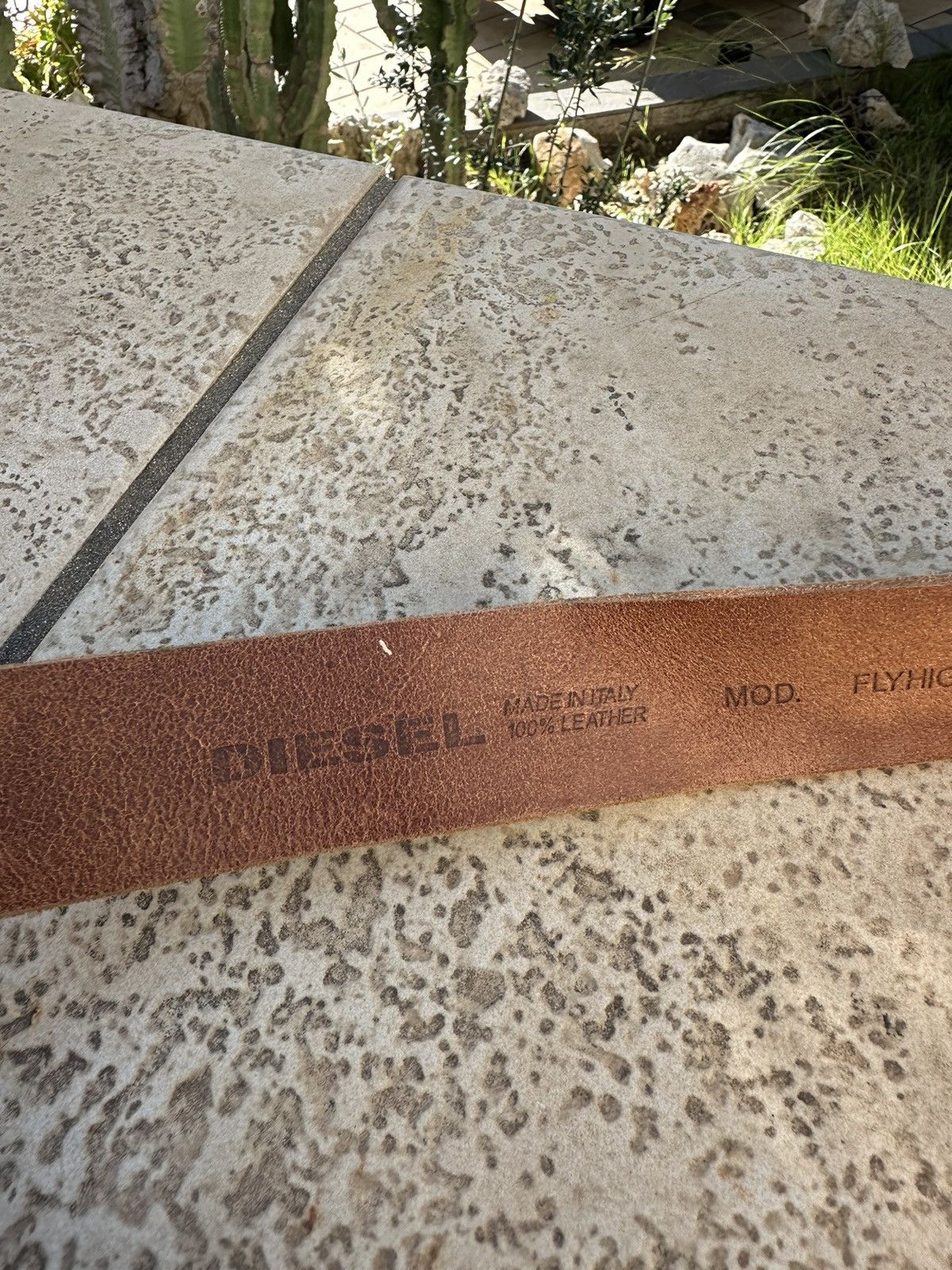 Diesel Diesel Leather Brown Belt Size ONE SIZE - 4 Thumbnail