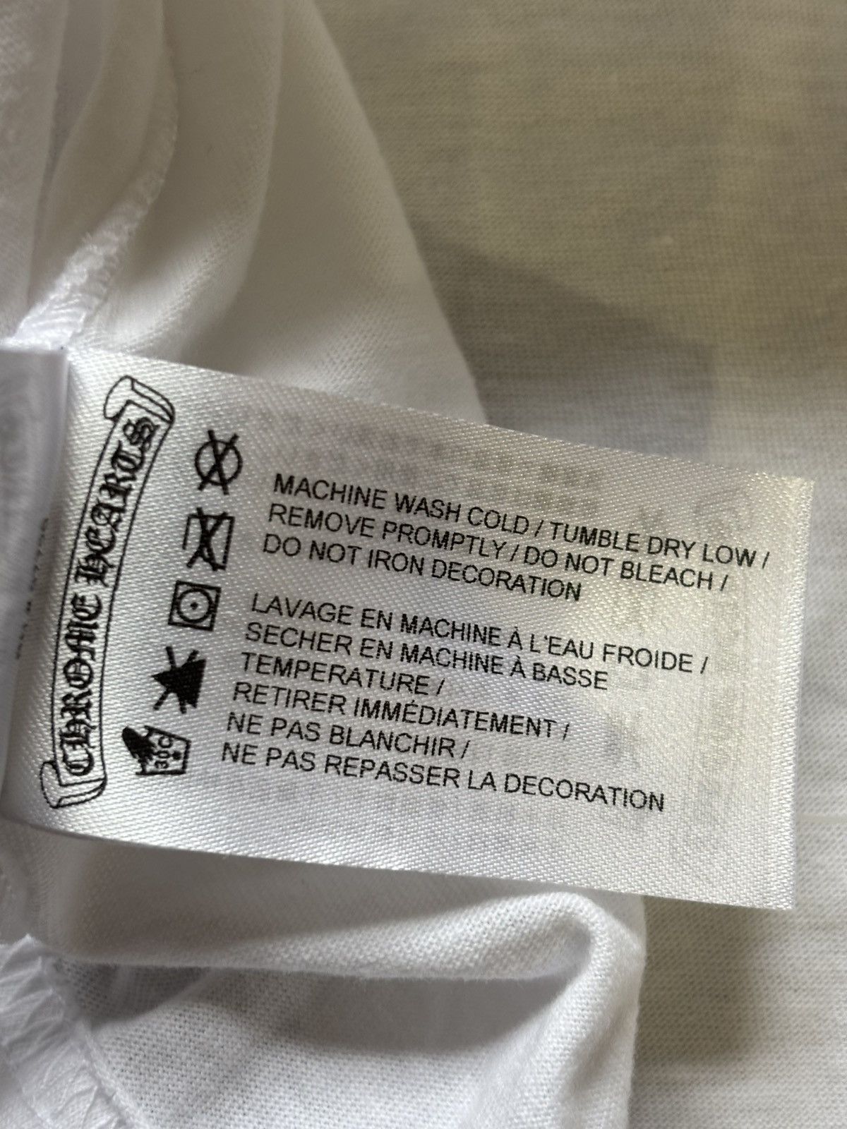 Chrome Hearts Chrome Hearts Purple Neck Logo Tee Size US S / EU 44-46 / 1 - 10 Thumbnail