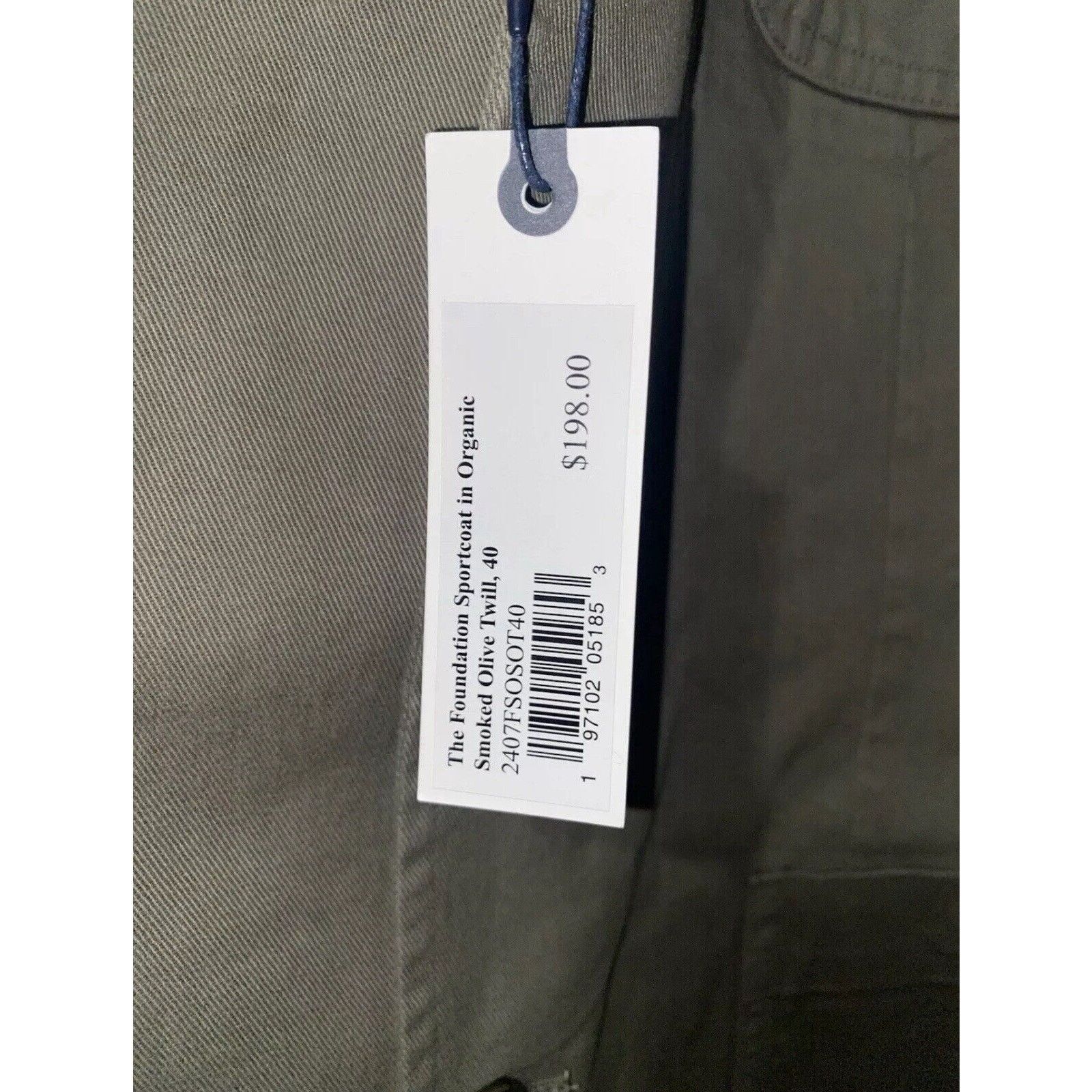 Taylor Stitch TAYLOR STITCH The Foundation Sport Coat Olive Blazer NEW 40 Size 40R - 2 Thumbnail