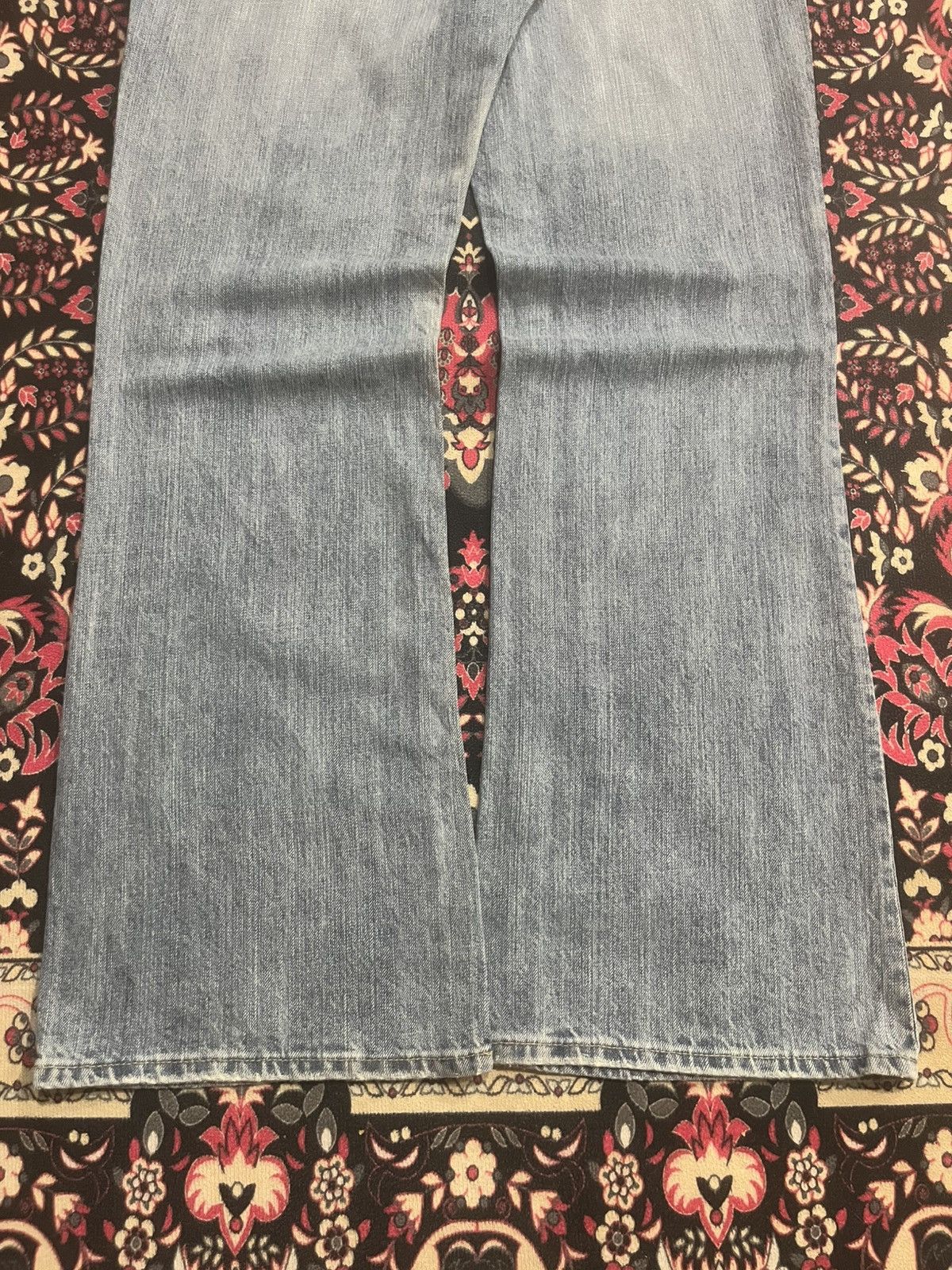 Japanese Brand Vintage Japanese Brand Oririn Blue Washed Ripped Flare Jeans Size US 34 / EU 50 - 9 Thumbnail