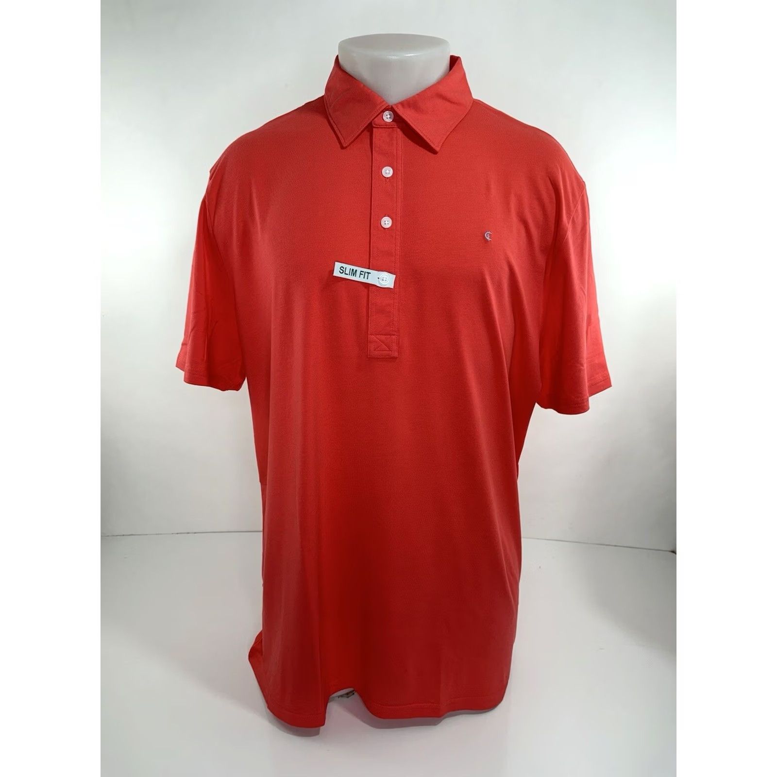 Vintage Criquet Austin - NEW w TAG - Slim Fit Embroidered Logo XXL Golf Polo Shirt Polo Shirt Men 2XL Pink Salmon Logo Slim Embroidered CQ21 Size US XXL / EU 58 / 5 - 2 Thumbnail