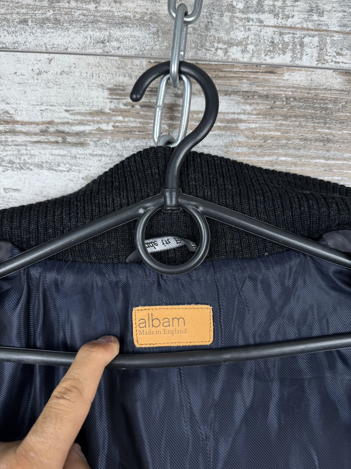Albam Mens Vintage Albam bombers made in England jacket grey Size US S / EU 44-46 / 1 - 14 Thumbnail