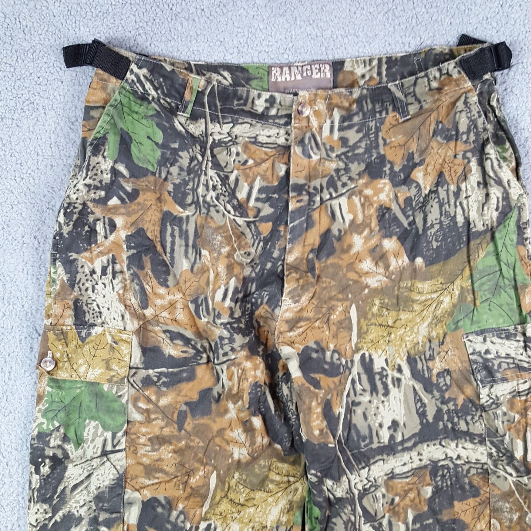 Vintage VINTAGE Ranger Cargo Pants Men’s Size 38x30 Camouflage Wide-Leg Military Grunge Y2K Outdoor Size US 38 / EU 54 - 2 Thumbnail