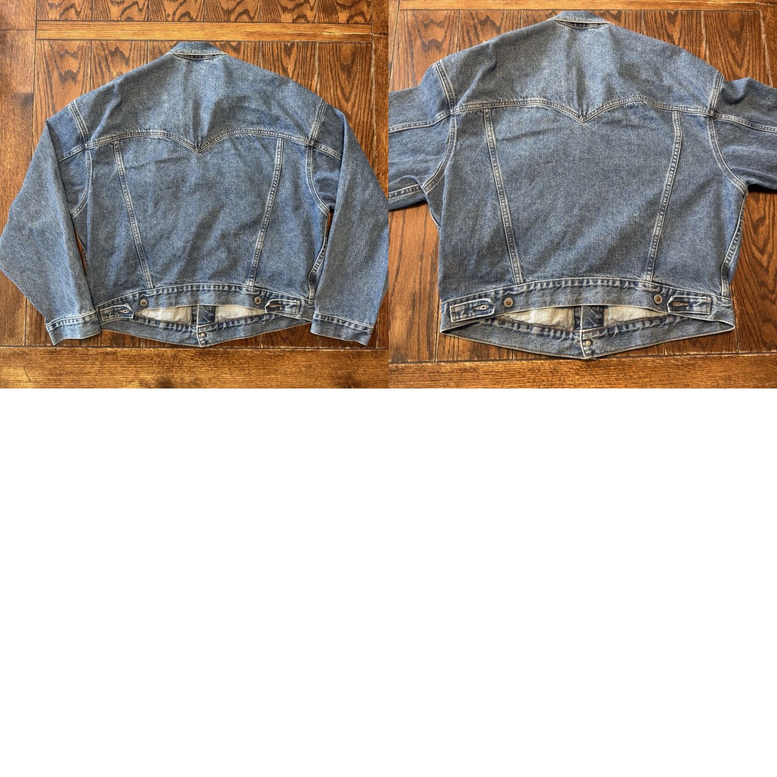 Levi's VINTAGE Levi's Trucker Jacket Mens L Blue Stonewash Denim Buckle 90s Size US L / EU 52-54 / 3 - 8 Thumbnail