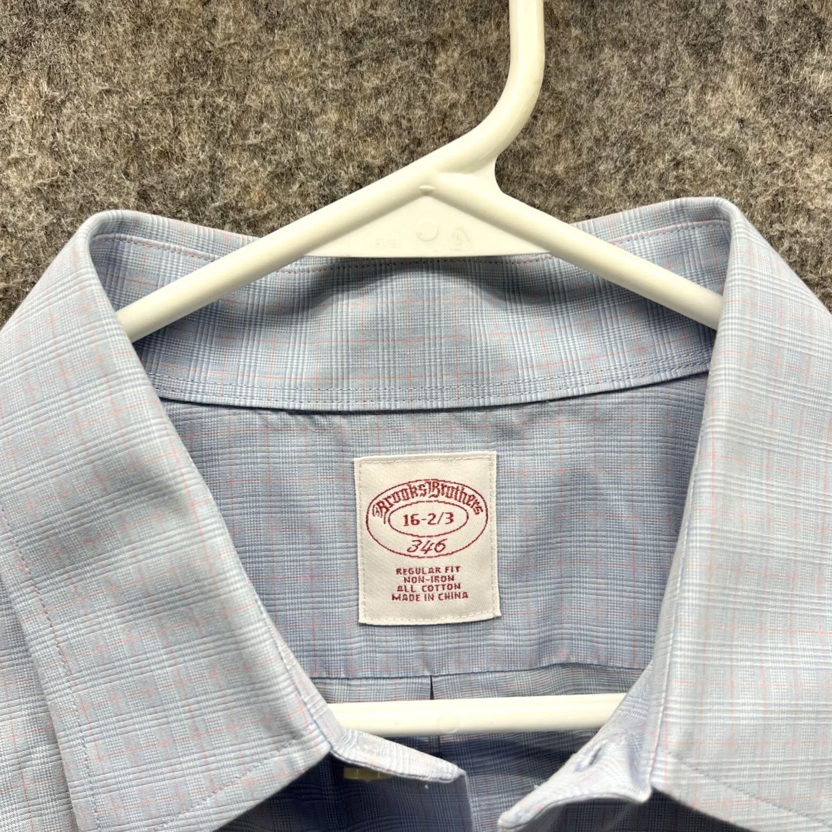 Brooks Brothers VINTAGE Brooks Brothers 346 Shirt Men 16 2/3 Blue Casual Button-Down Regular Preppy Size US L / EU 52-54 / 3 - 5 Thumbnail