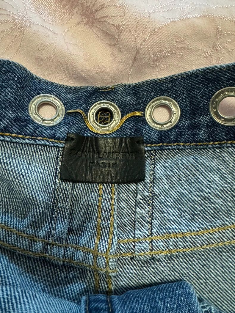 Saint Laurent Paris Saint laurent paris Denim shorts 2506-Nextarrow Size 26" / US 2 / IT 38 - 4 Thumbnail