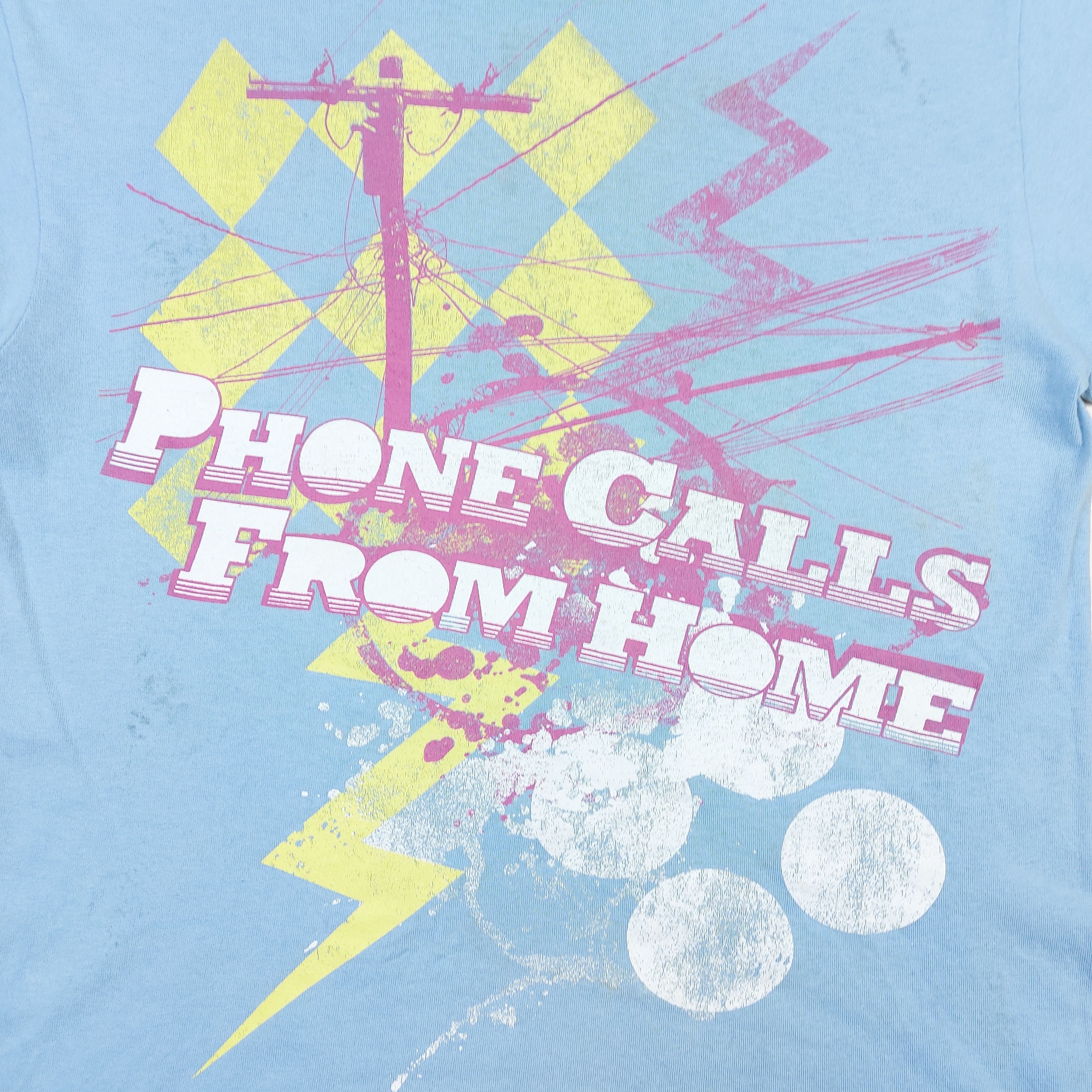 Band Tees Vintage 2008 Phone Calls From Home Band MySpace Era TEE Size US M / EU 48-50 / 2 - 4 Thumbnail