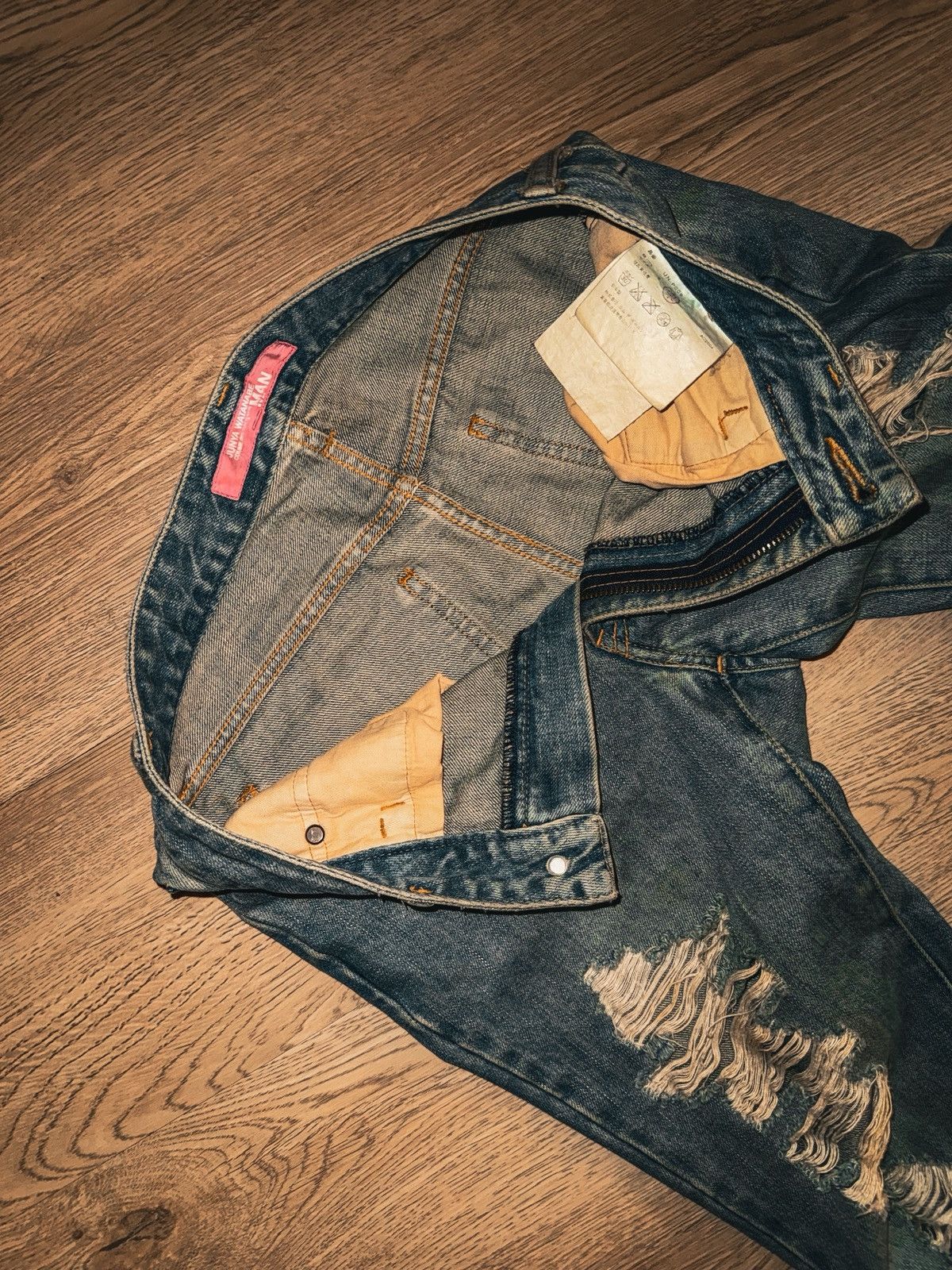 Junya Watanabe Junya Watanabe A/W 0’4 Crash Denim Size US 30 / EU 46 - 3 Thumbnail