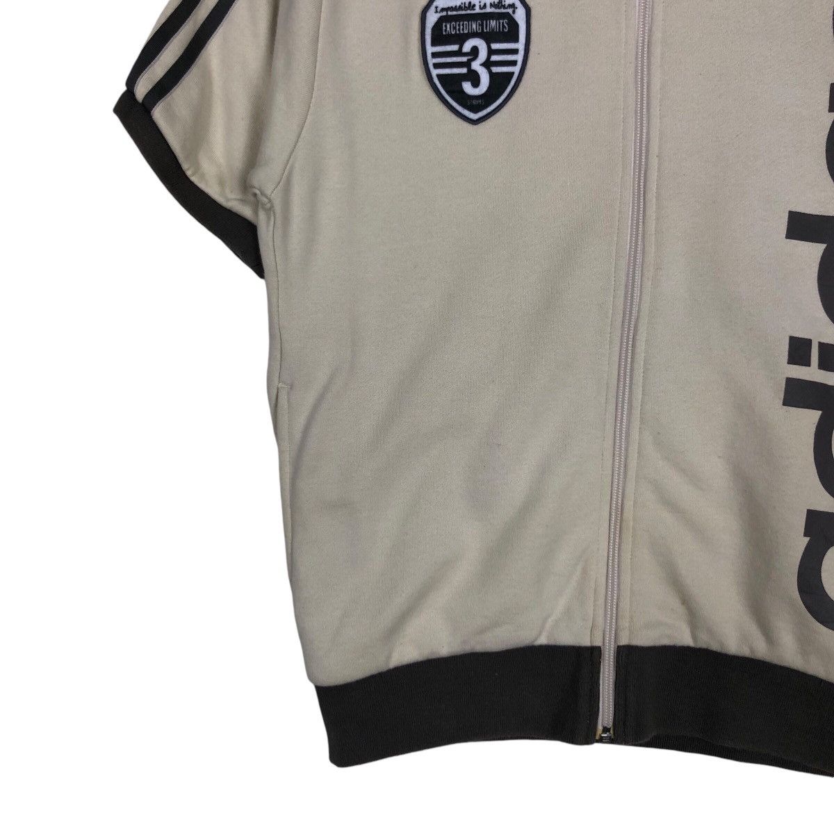 Adidas Adidas Vintage Sweater Jacket Short Sleeve Rare Size US XS / EU 42 / 0 - 3 Thumbnail