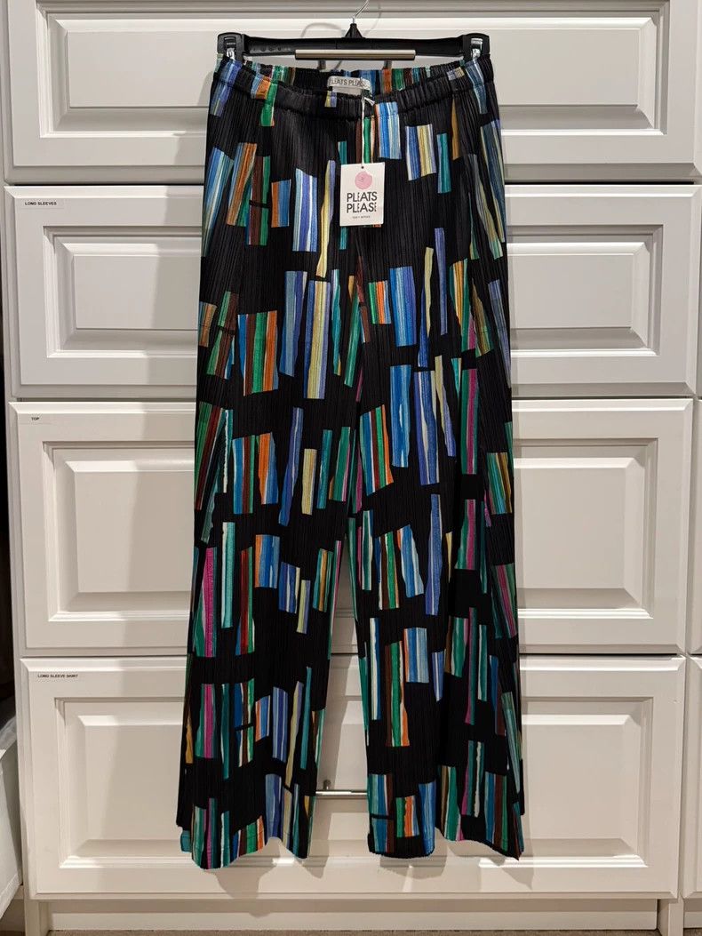 Issey Miyake Issey Miyake size:2 Library wide-leg pants Size 30" / US 8 / IT 44 - 1 Thumbnail