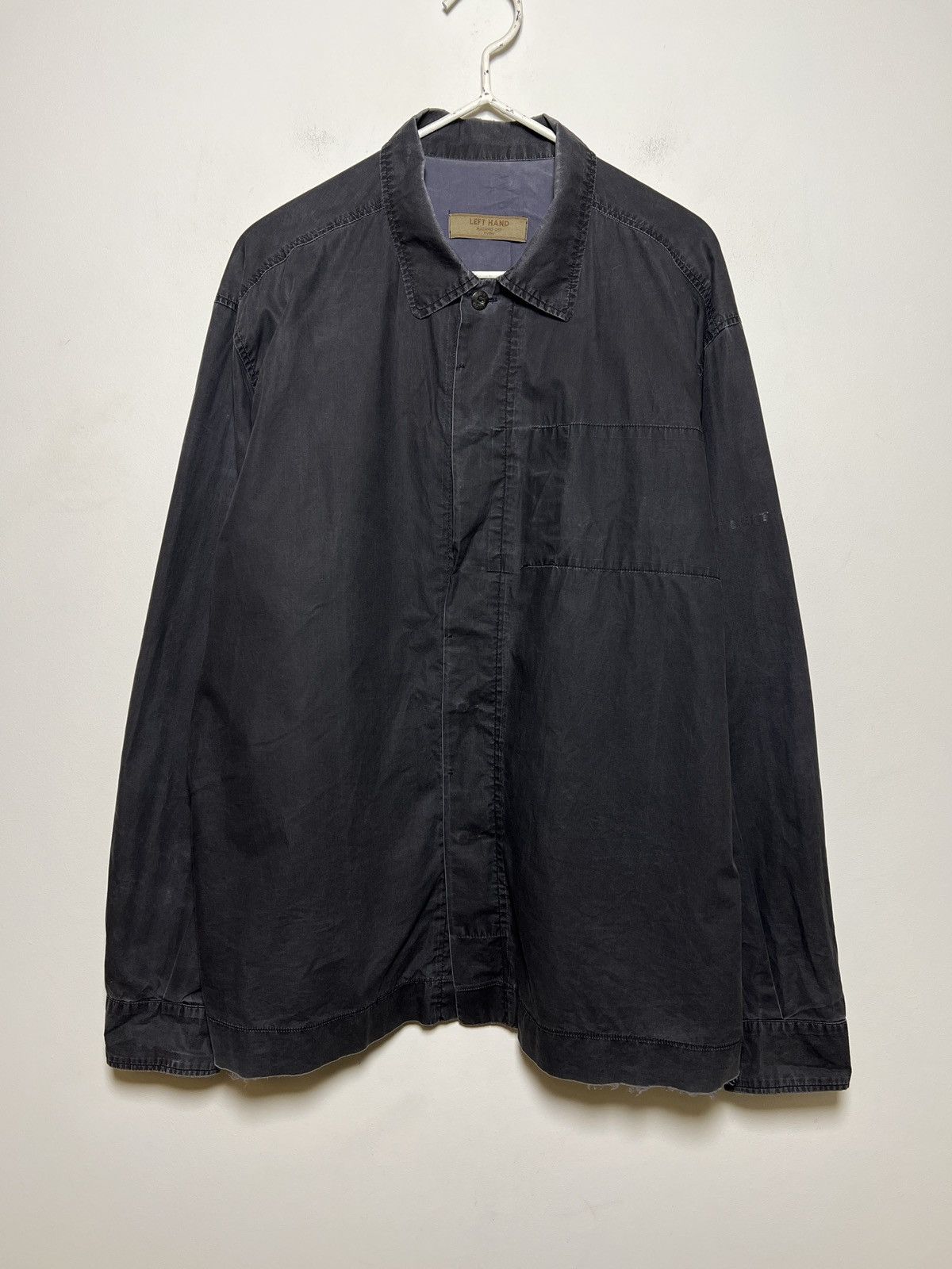 Left Hand Left Hand by Massimo Osti Faded Black shirt Size US L / EU 52-54 / 3 - 2 Thumbnail