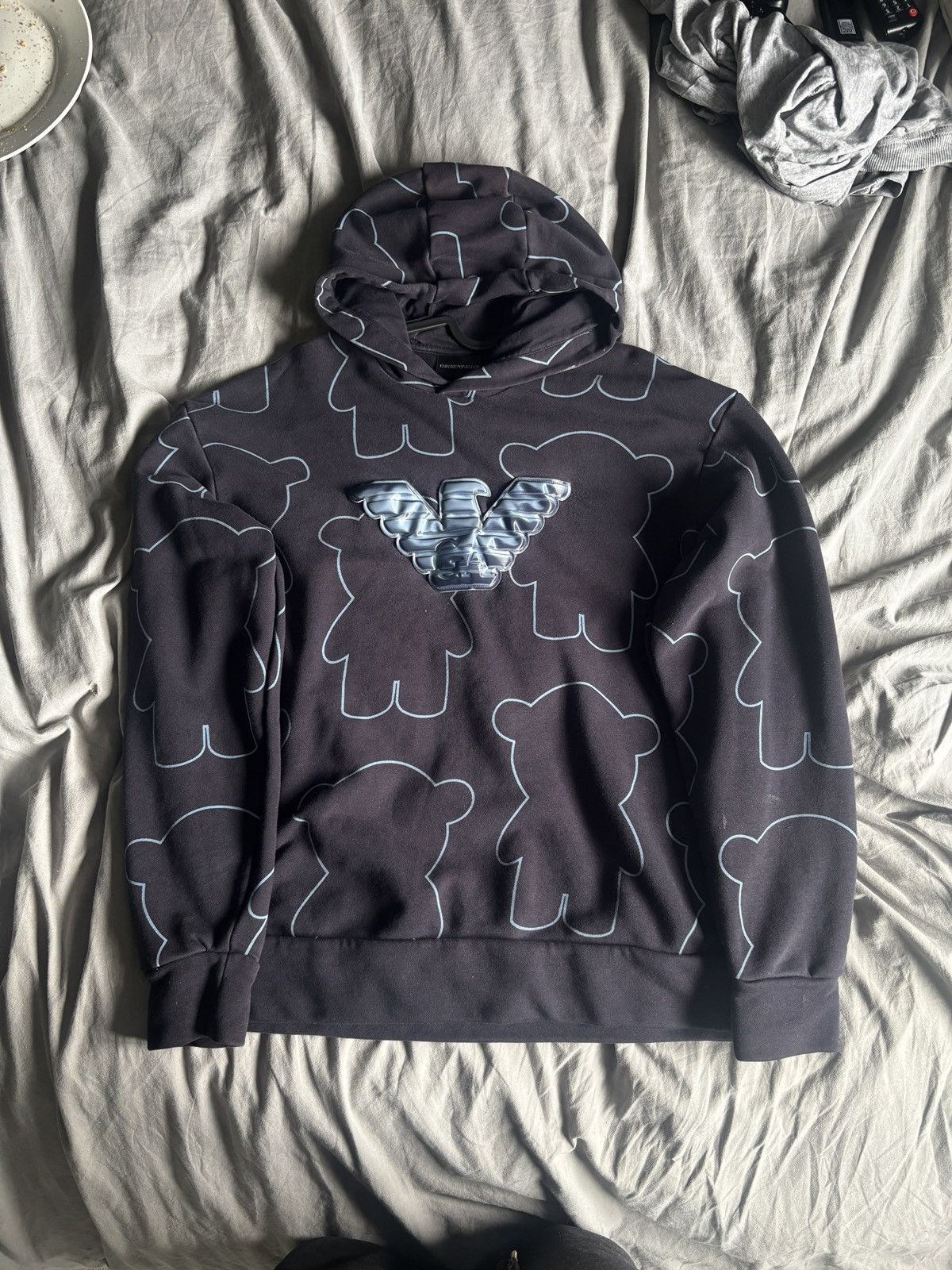 Emporio Armani Emotion Armani Teddy Bear Hoodie Size US M / EU 48-50 / 2 - 1 Thumbnail