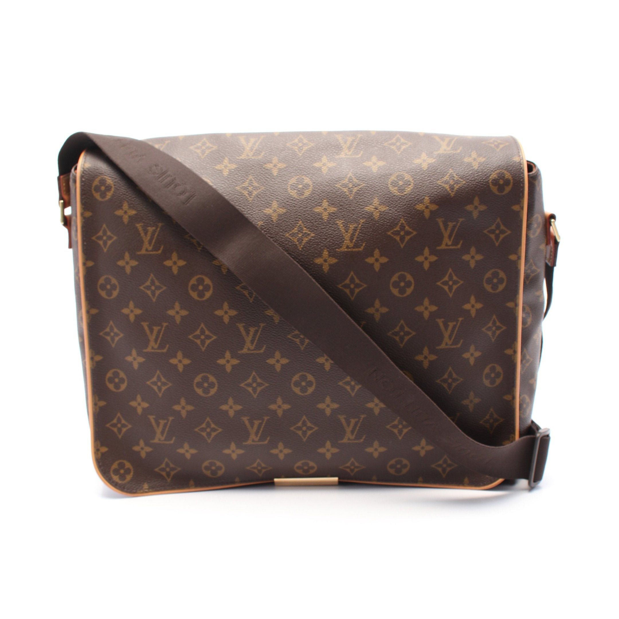 Louis Vuitton Louis Vuitton Aves Monogram Shoulder Bag Leather Brown Size ONE SIZE - 1 Thumbnail