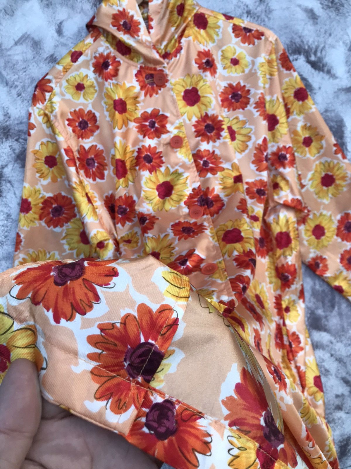 Fiorucci Fiorucci floral/flowers light jacket button Size L / US 10 / IT 46 - 4 Thumbnail