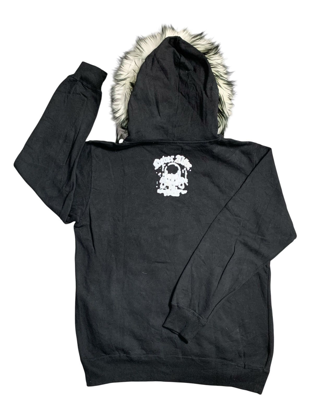 20471120 Archive SORRIDERE GOTHIC POEM FUR HOODIE IFSIX LGB STYLE Size US L / EU 52-54 / 3 - 3 Thumbnail