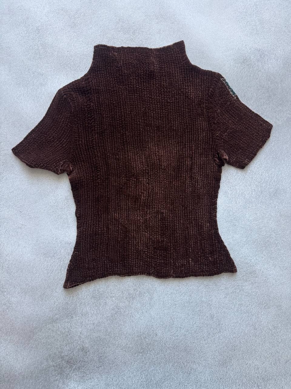 Japanese Brand Rare Archive Yoshiki Hishinuma Geometric Textured Knit Top Size S / US 4 / IT 40 - 6 Thumbnail